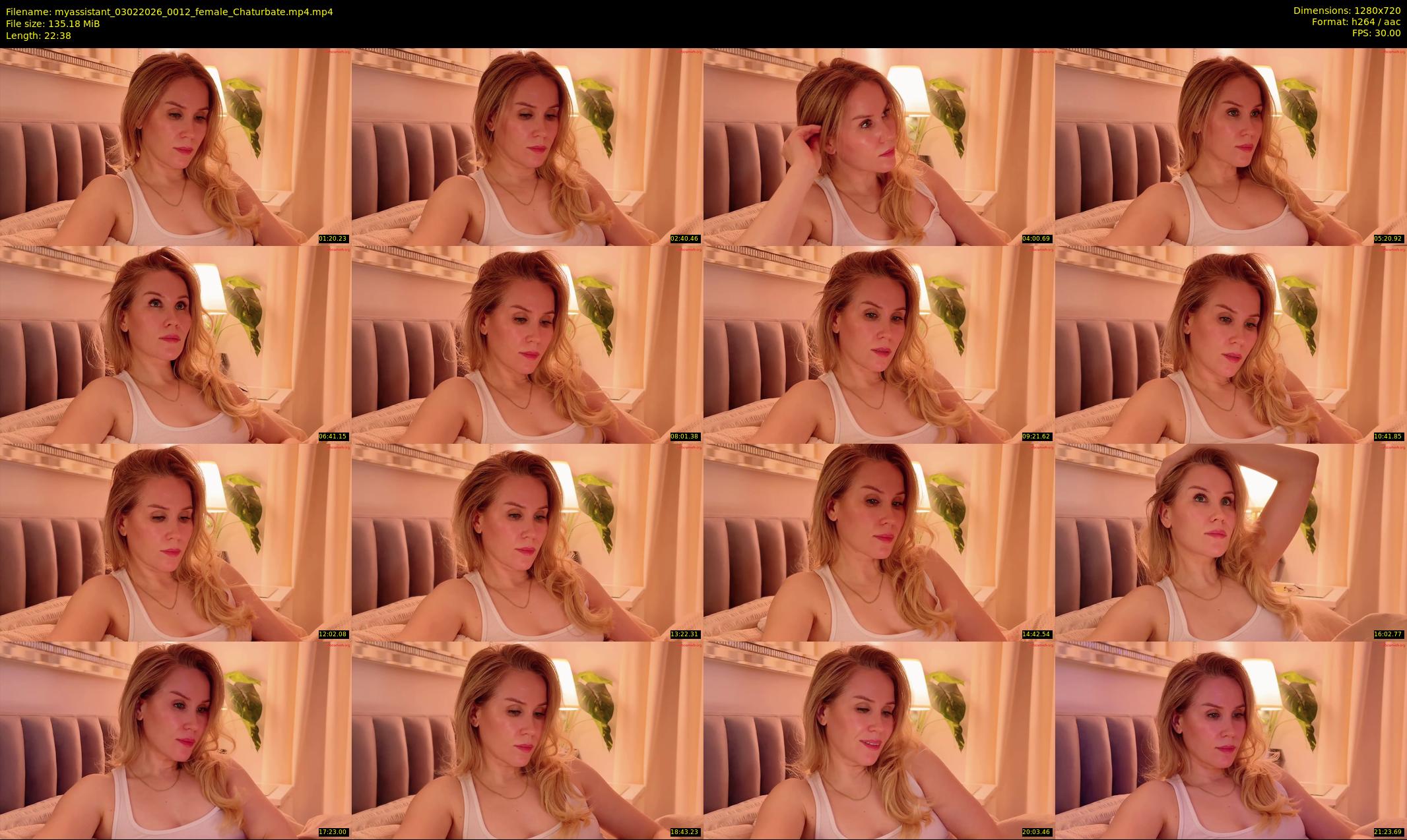 myassistant — 23 minute Chaturbate female cam show recording, 720p, Feb 3, 2026
