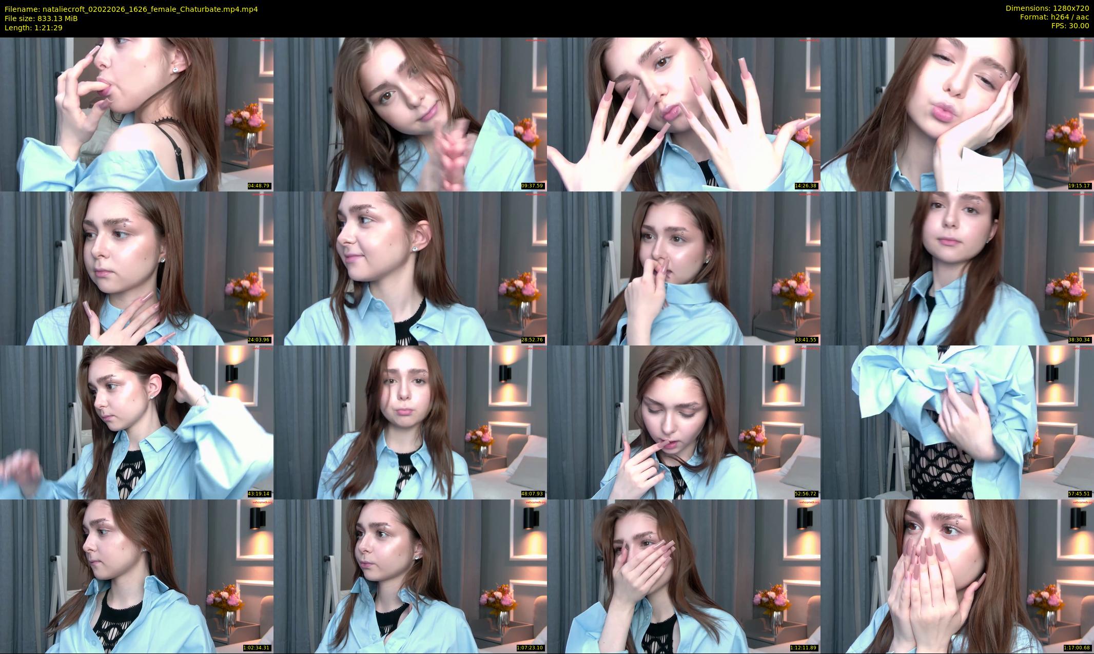 nataliecroft — 82 minute Chaturbate female cam show recording, 720p, Feb 2, 2026