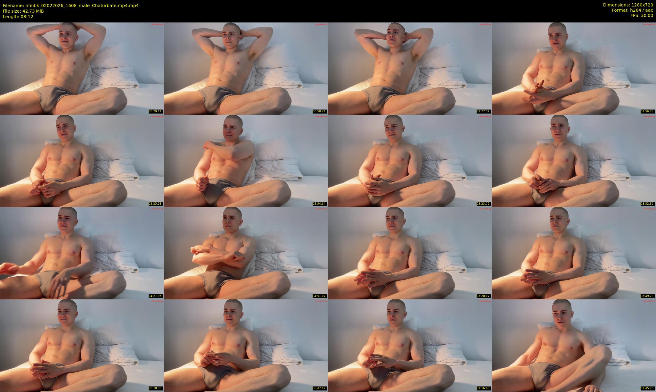 nfeibk — 9 minute Chaturbate male cam show recording, 720p, Feb 2, 2026