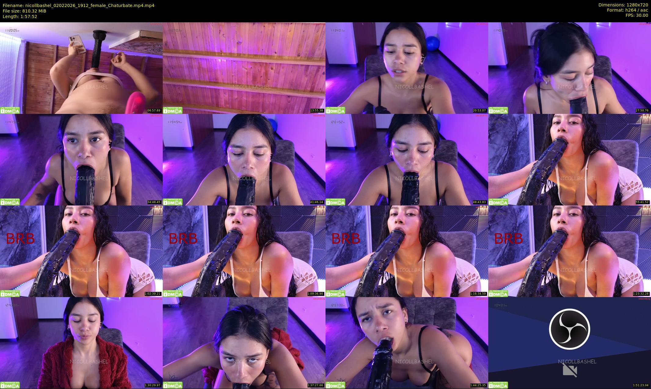 nicollbashel — 118 minute Chaturbate female cam show recording, 720p, Feb 2, 2026