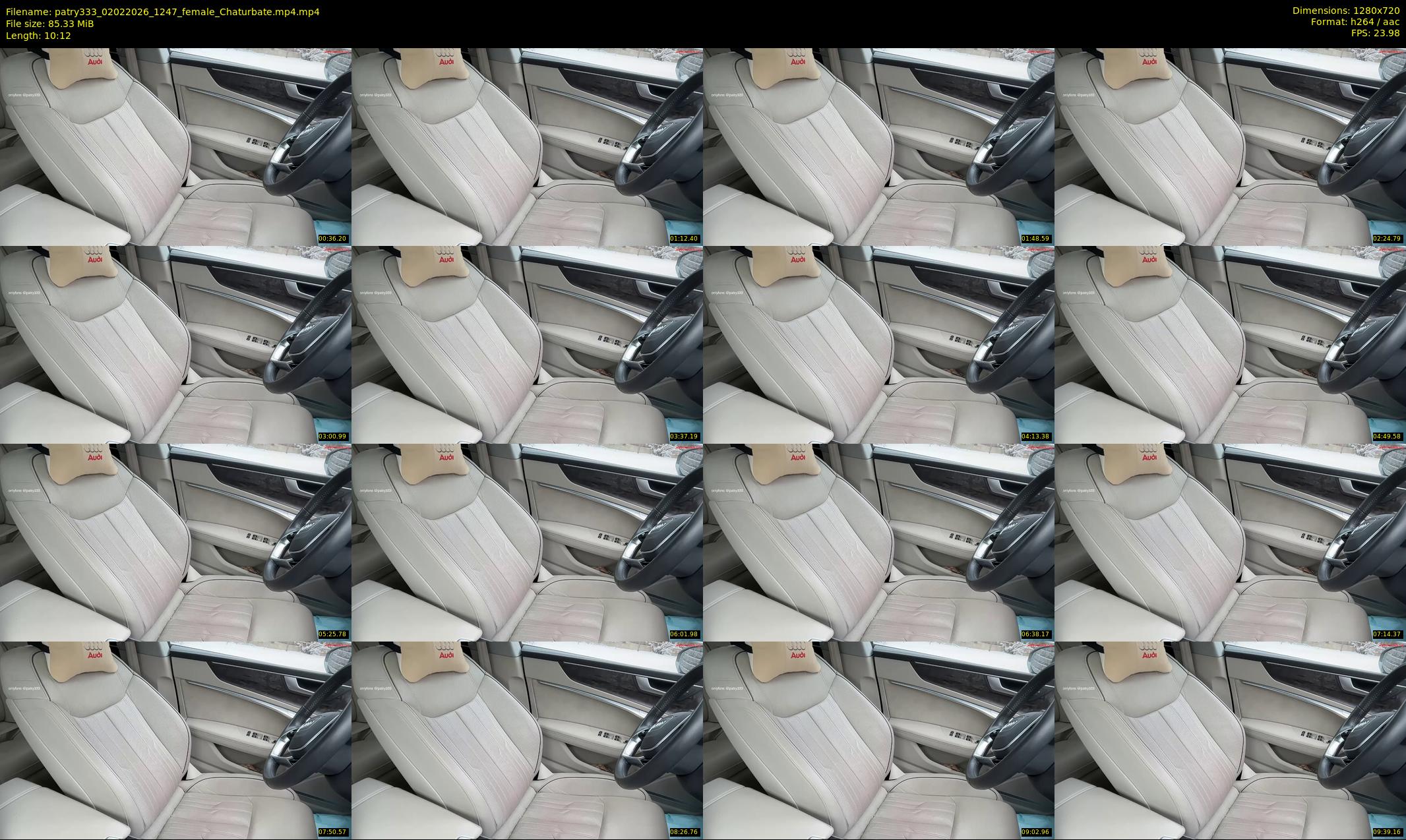 patry333 — 11 minute Chaturbate female cam show recording, 720p, Feb 2, 2026