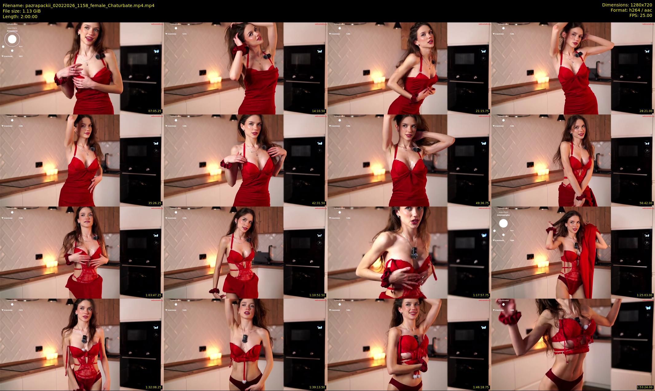 pazrapackii — 120 minute Chaturbate female cam show recording, 720p, Feb 2, 2026