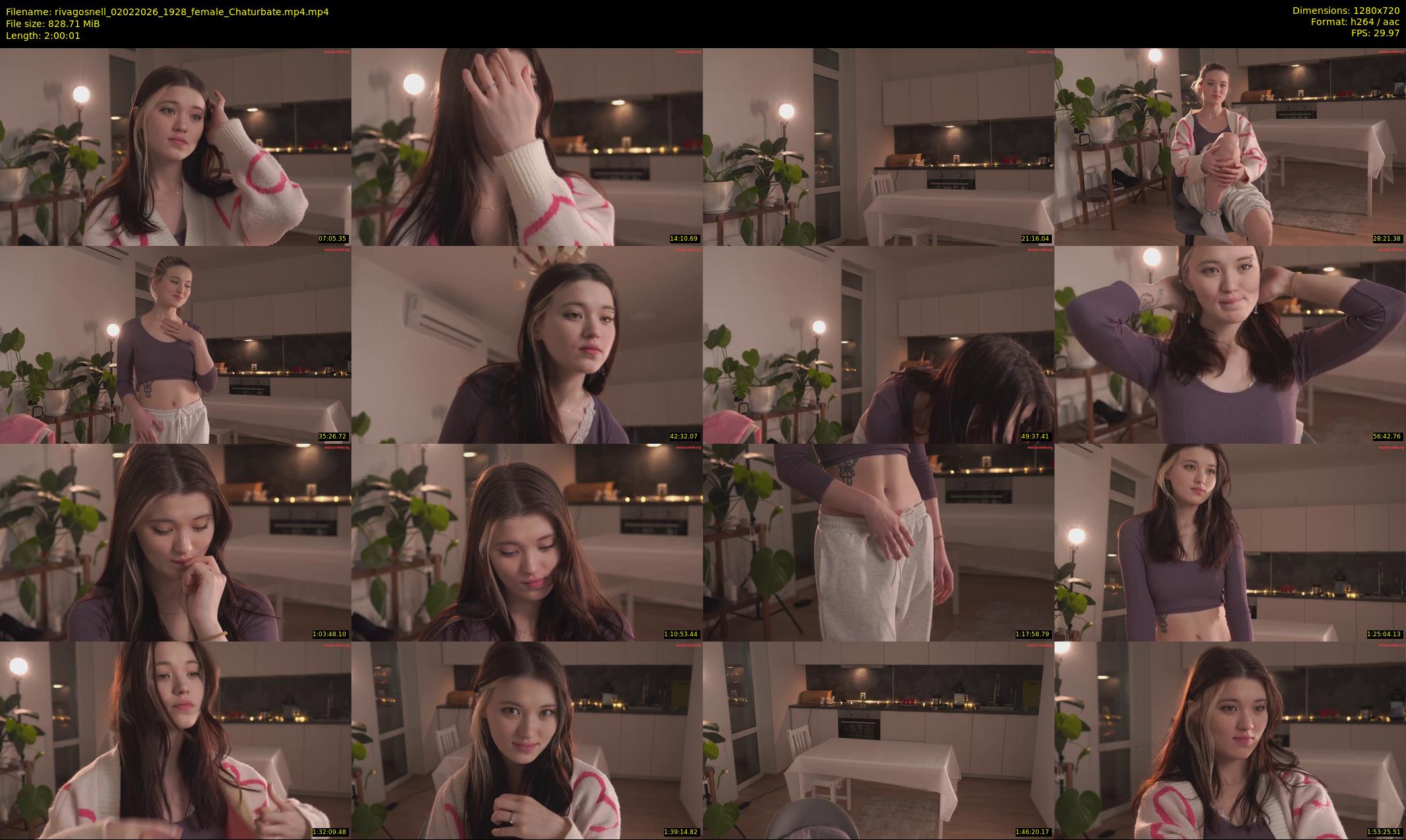 rivagosnell — 121 minute Chaturbate female cam show recording, 720p, Feb 2, 2026