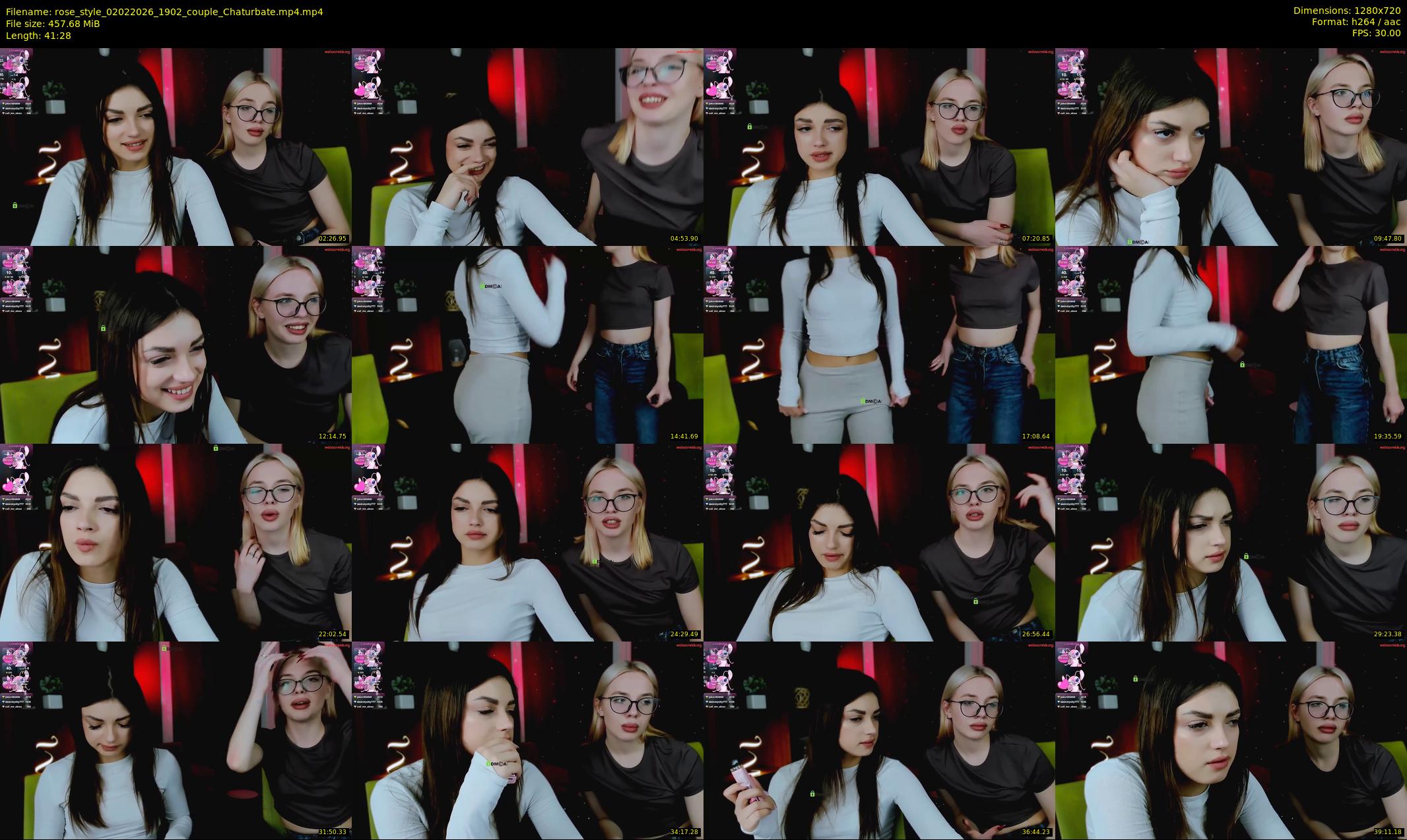 rose_style — 42 minute Chaturbate couple cam show recording, 720p, Feb 2, 2026