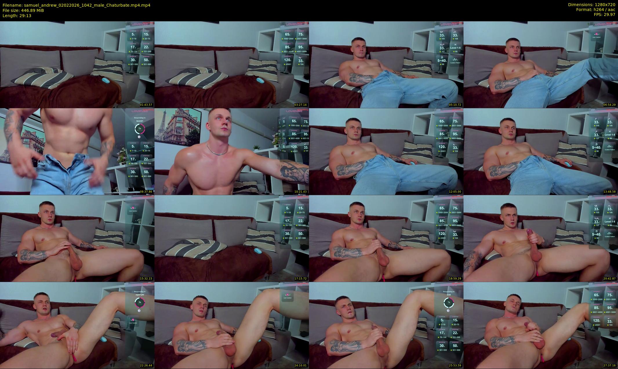 samuel_andrew — 30 minute Chaturbate male cam show recording, 720p, Feb 2, 2026