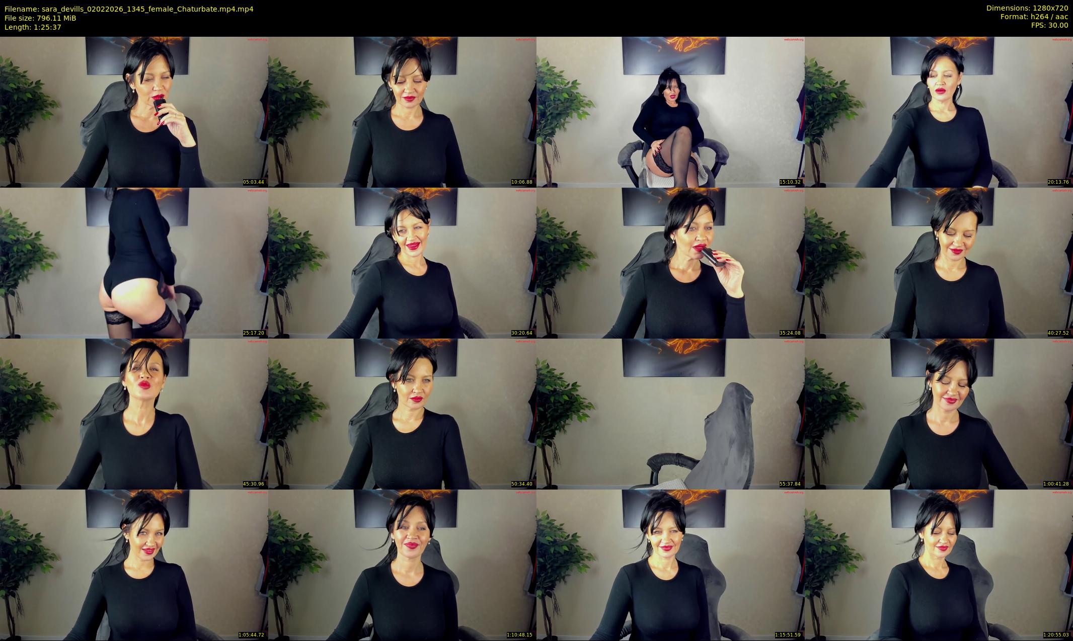 sara_devills — 86 minute Chaturbate female cam show recording, 720p, Feb 2, 2026