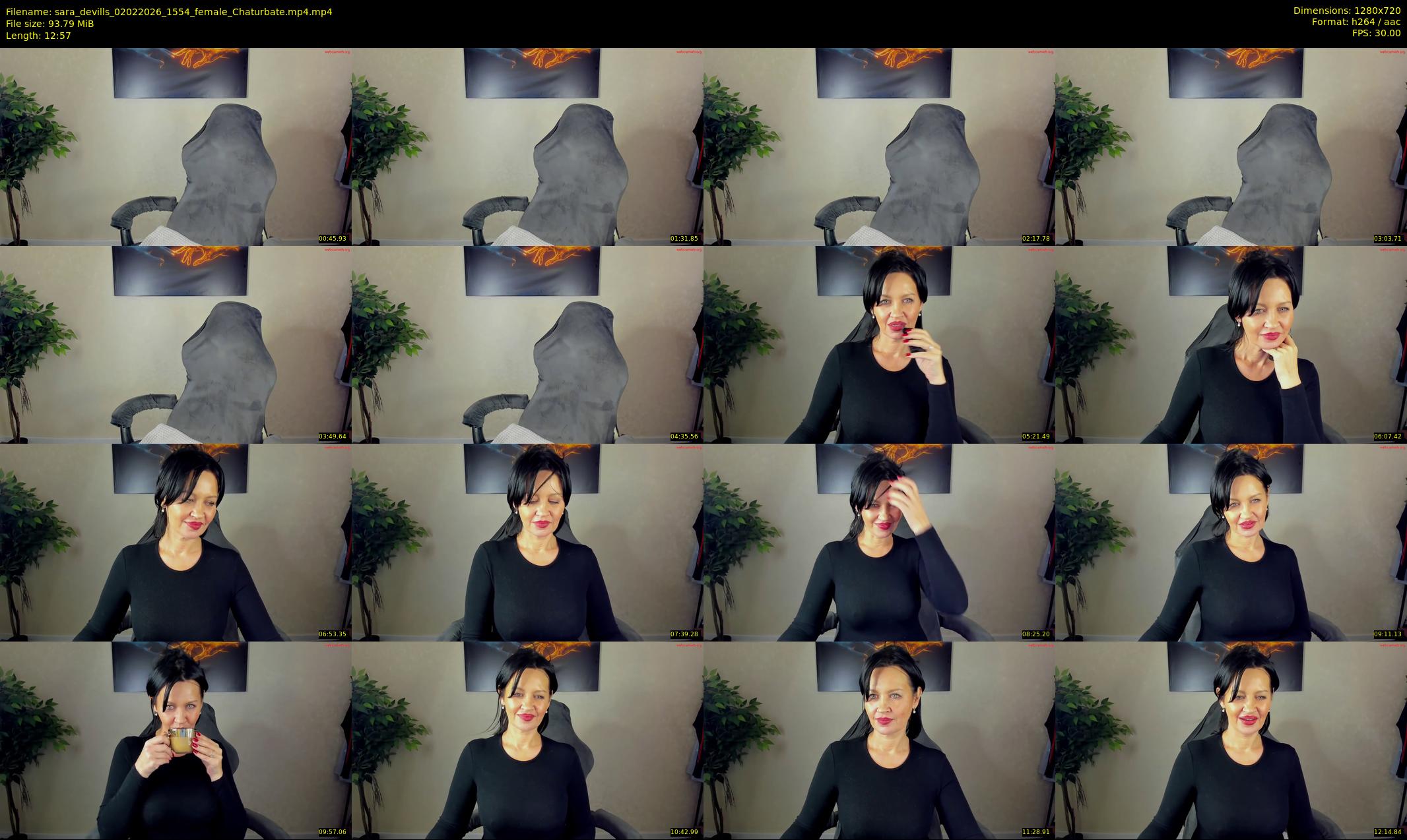 sara_devills — 13 minute Chaturbate female cam show recording, 720p, Feb 2, 2026
