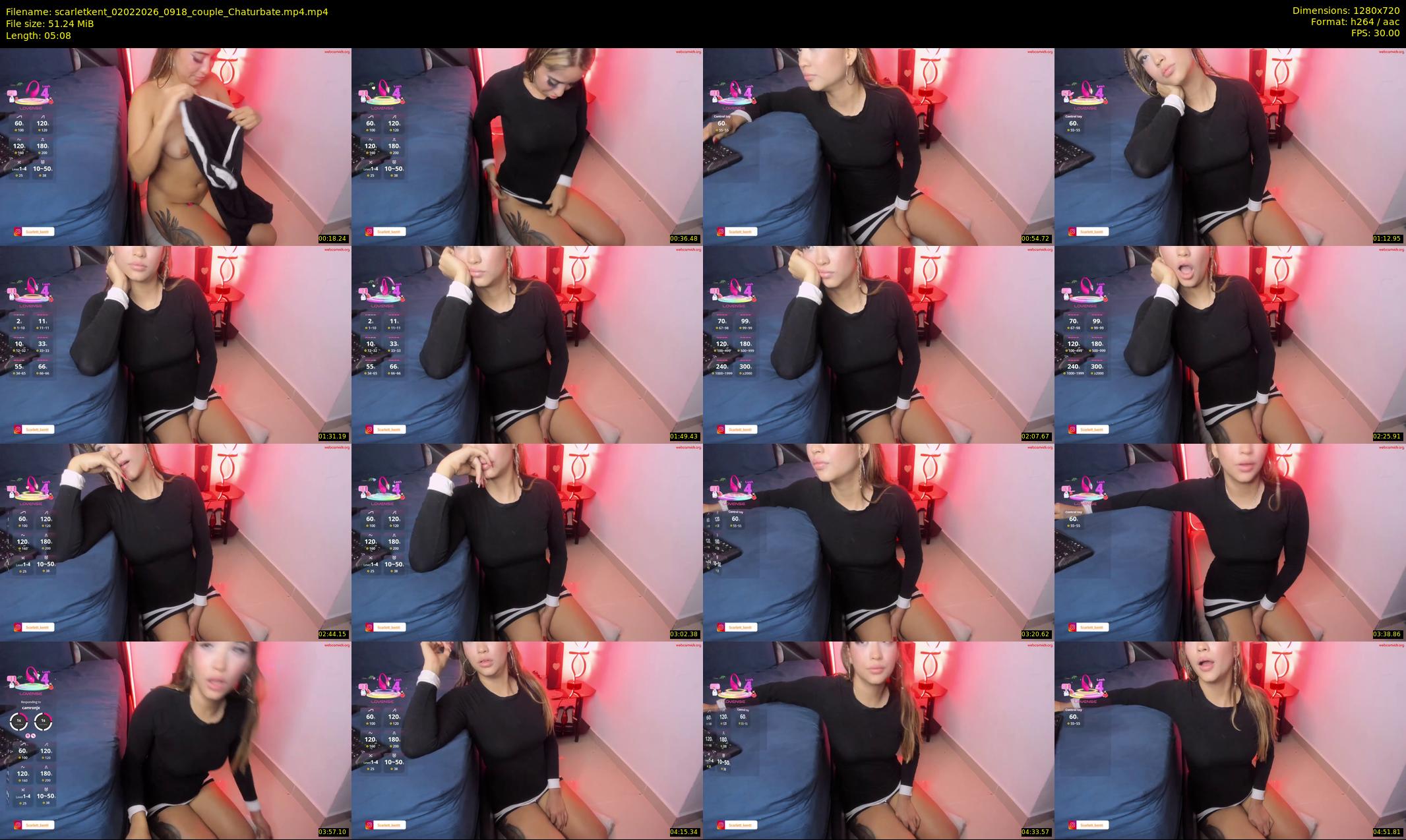 scarletkent — 6 minute Chaturbate couple cam show recording, 720p, Feb 2, 2026