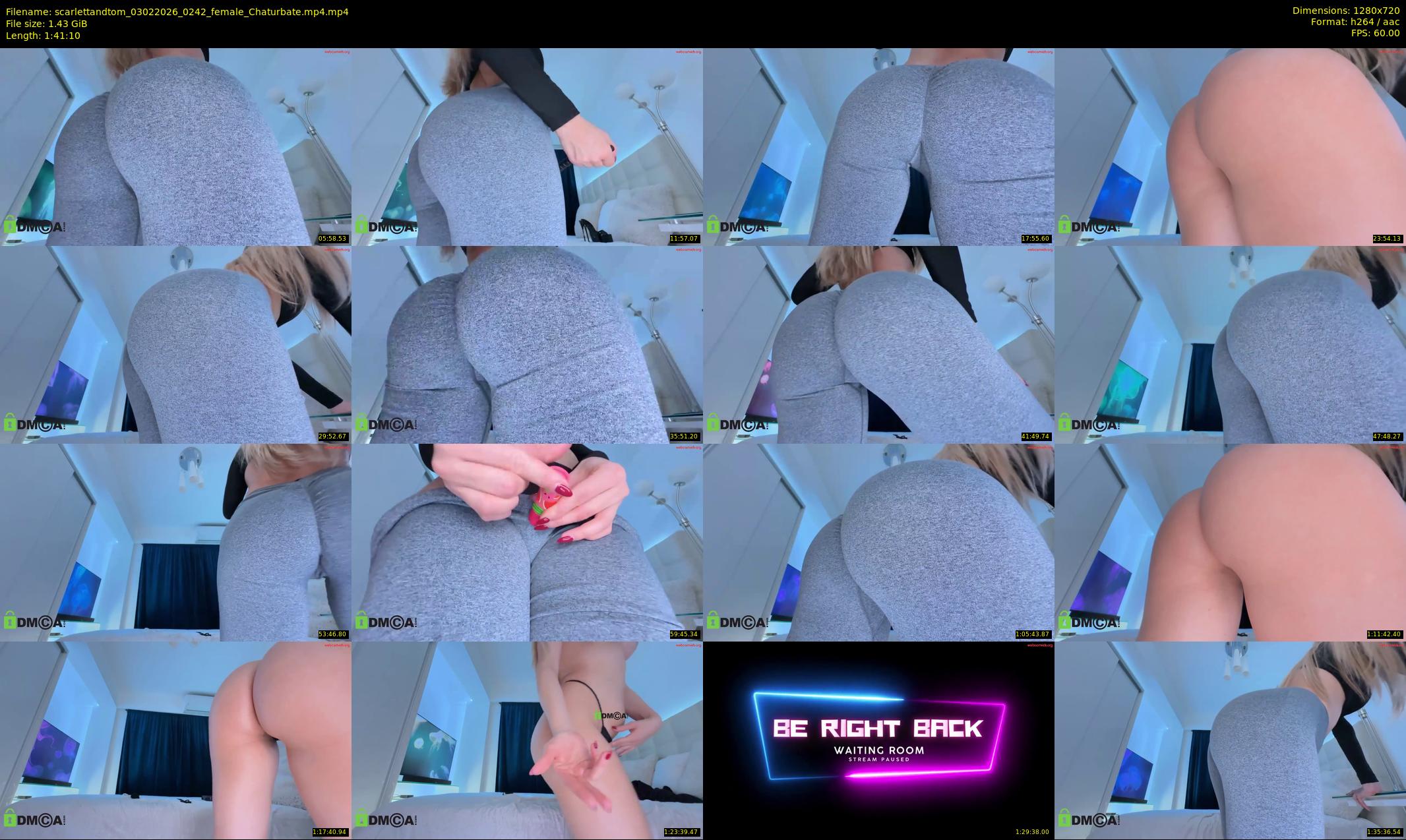 scarlettandtom — 102 minute Chaturbate couple cam show recording, 720p, Feb 3, 2026