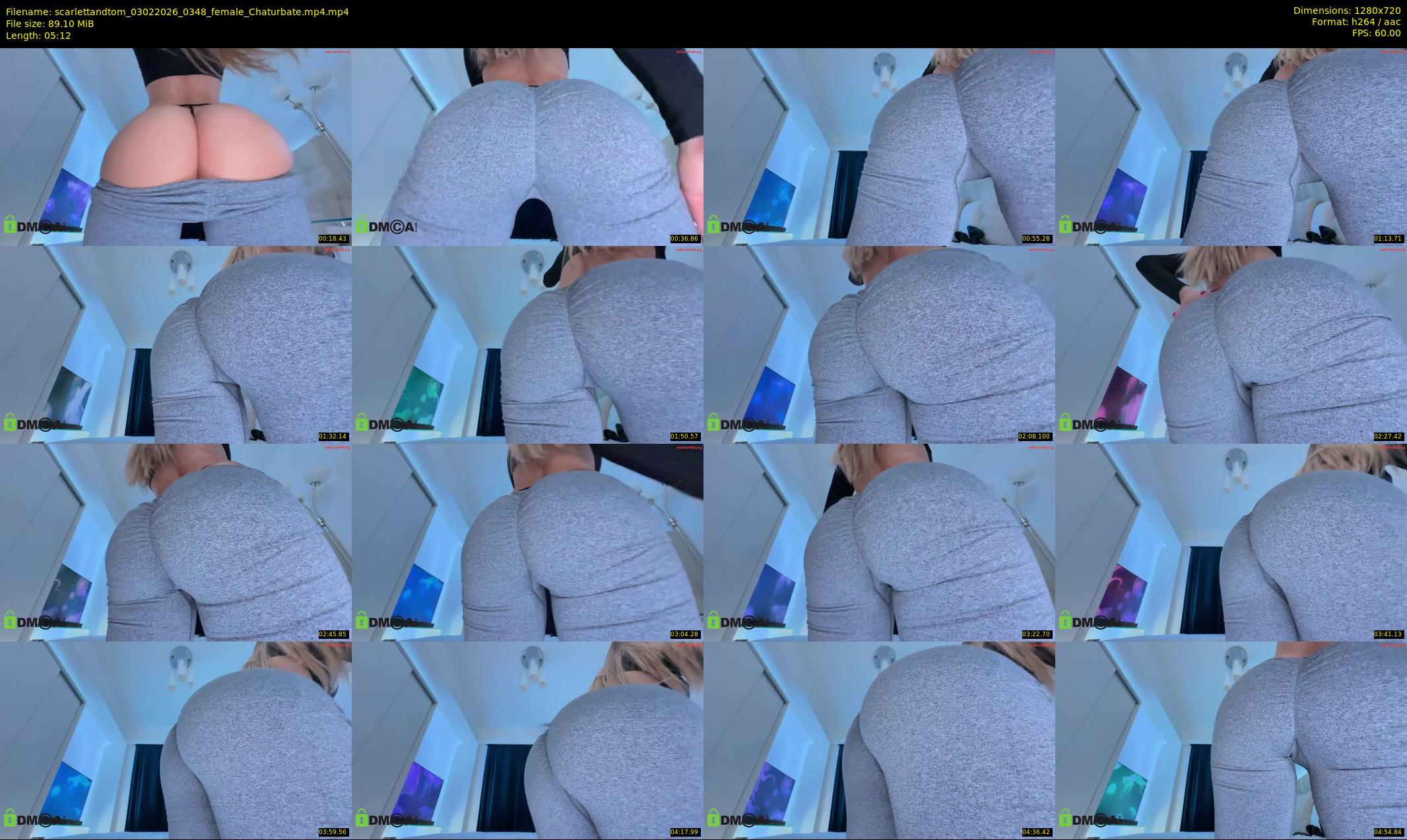 scarlettandtom — 6 minute Chaturbate couple cam show recording, 720p, Feb 3, 2026