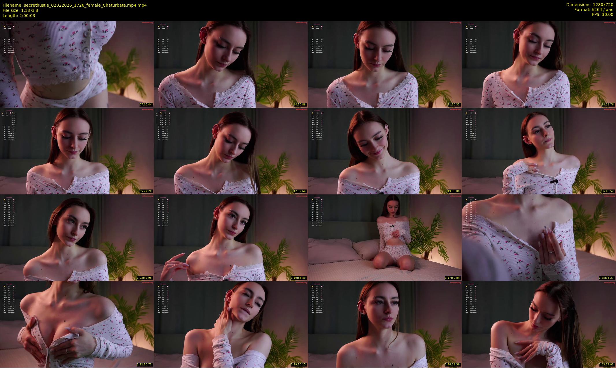secrethustle — 121 minute Chaturbate female cam show recording, 720p, Feb 2, 2026