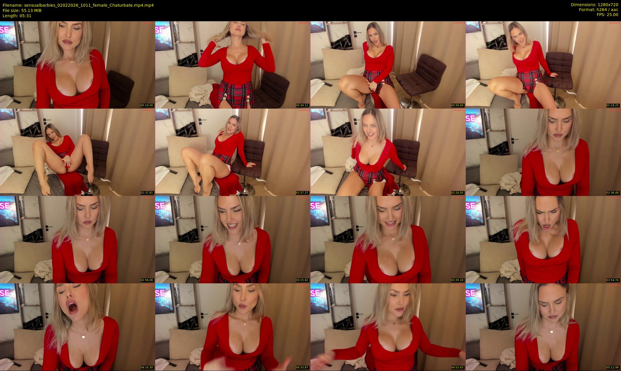 sensualbarbies — 6 minute Chaturbate female cam show recording, 720p, Feb 2, 2026