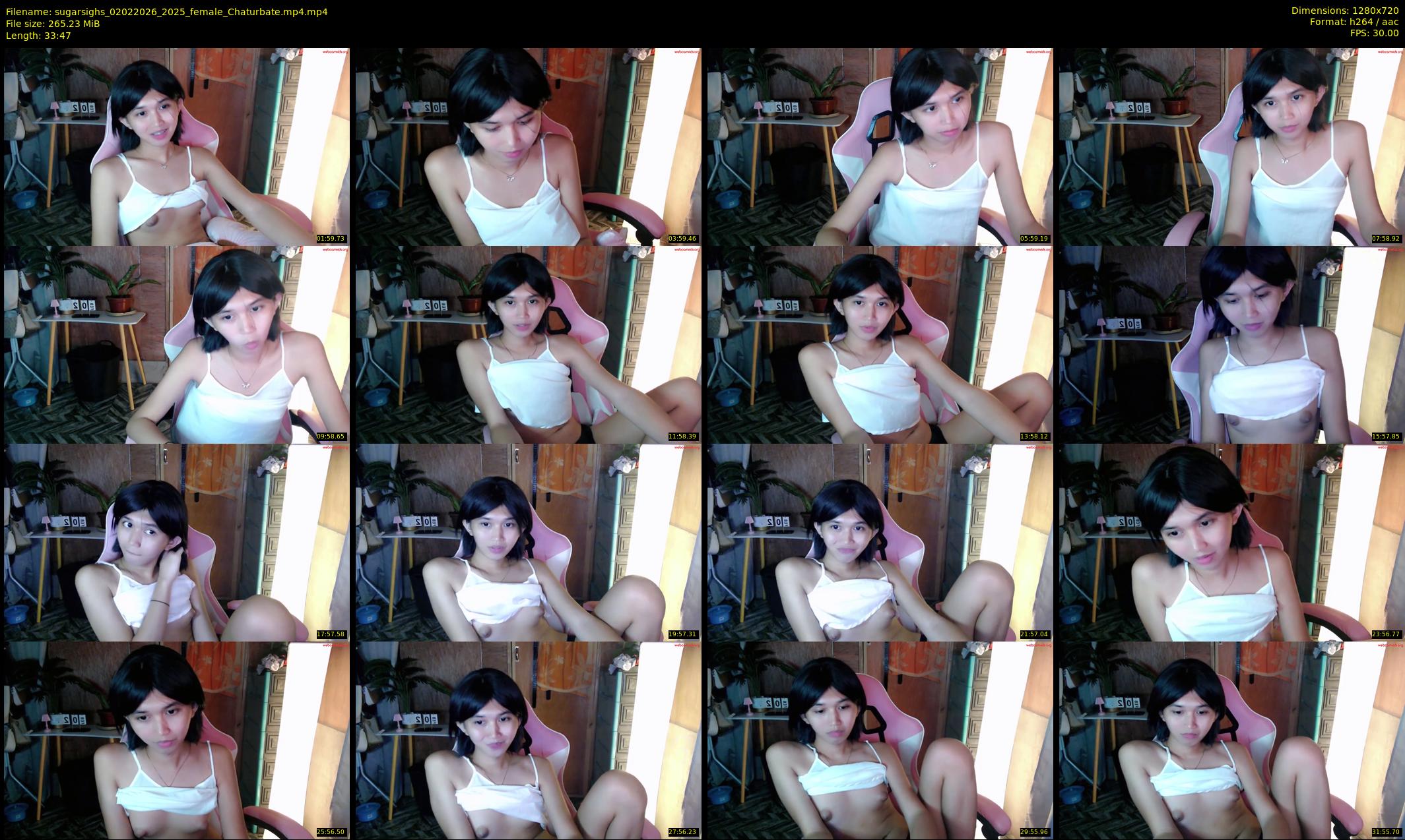 sugarsighs — 34 minute Chaturbate female cam show recording, 720p, Feb 2, 2026