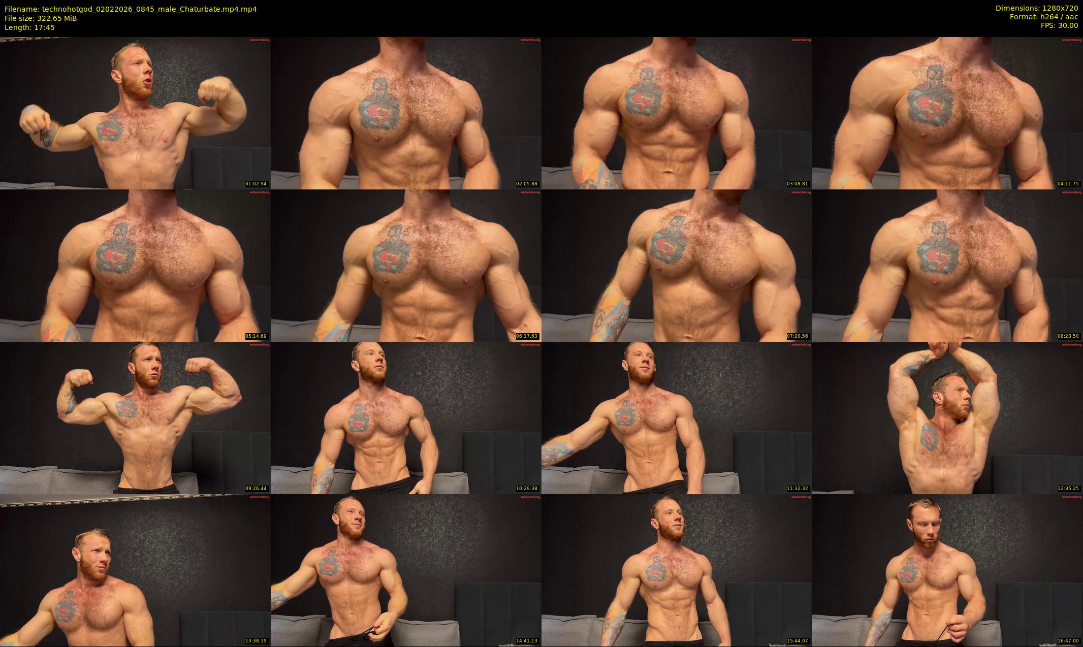 technohotgod — 18 minute Chaturbate male cam show recording, 720p, Feb 2, 2026