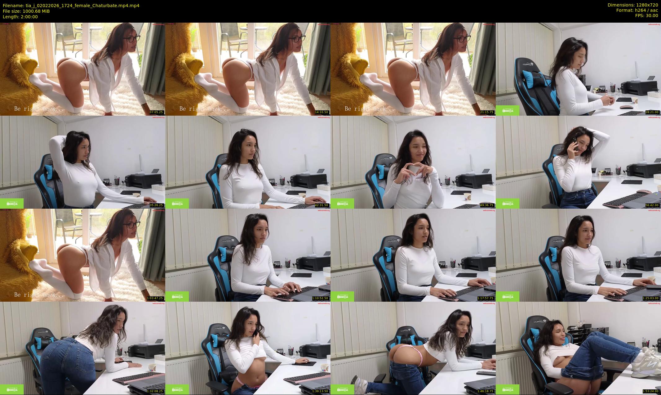 tia_j — 120 minute Chaturbate female cam show recording, 720p, Feb 2, 2026