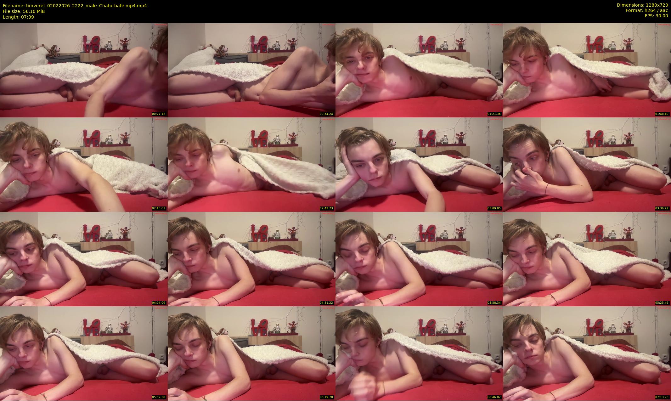 timveret — 8 minute Chaturbate male cam show recording, 720p, Feb 2, 2026