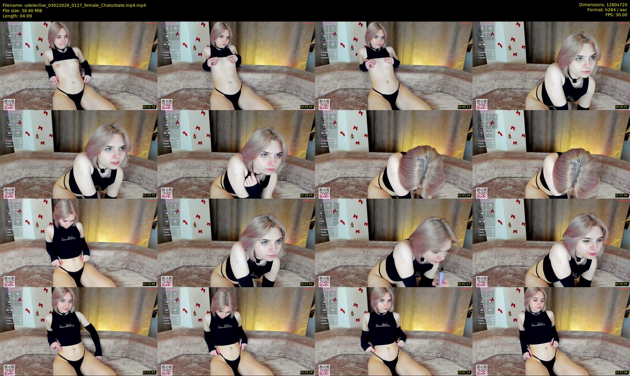 udeleclive — 5 minute Chaturbate female cam show recording, 720p, Feb 3, 2026