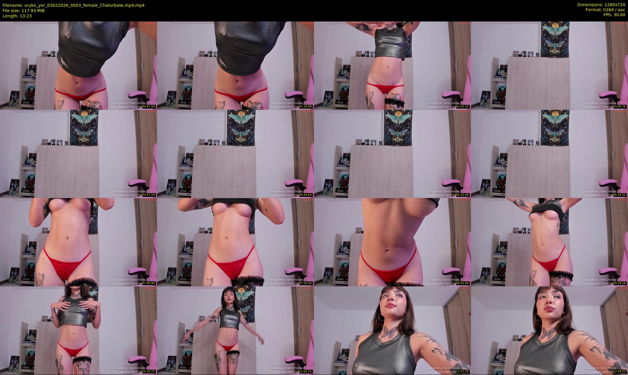 uryko_yor — 14 minute Chaturbate female cam show recording, 720p, Feb 3, 2026