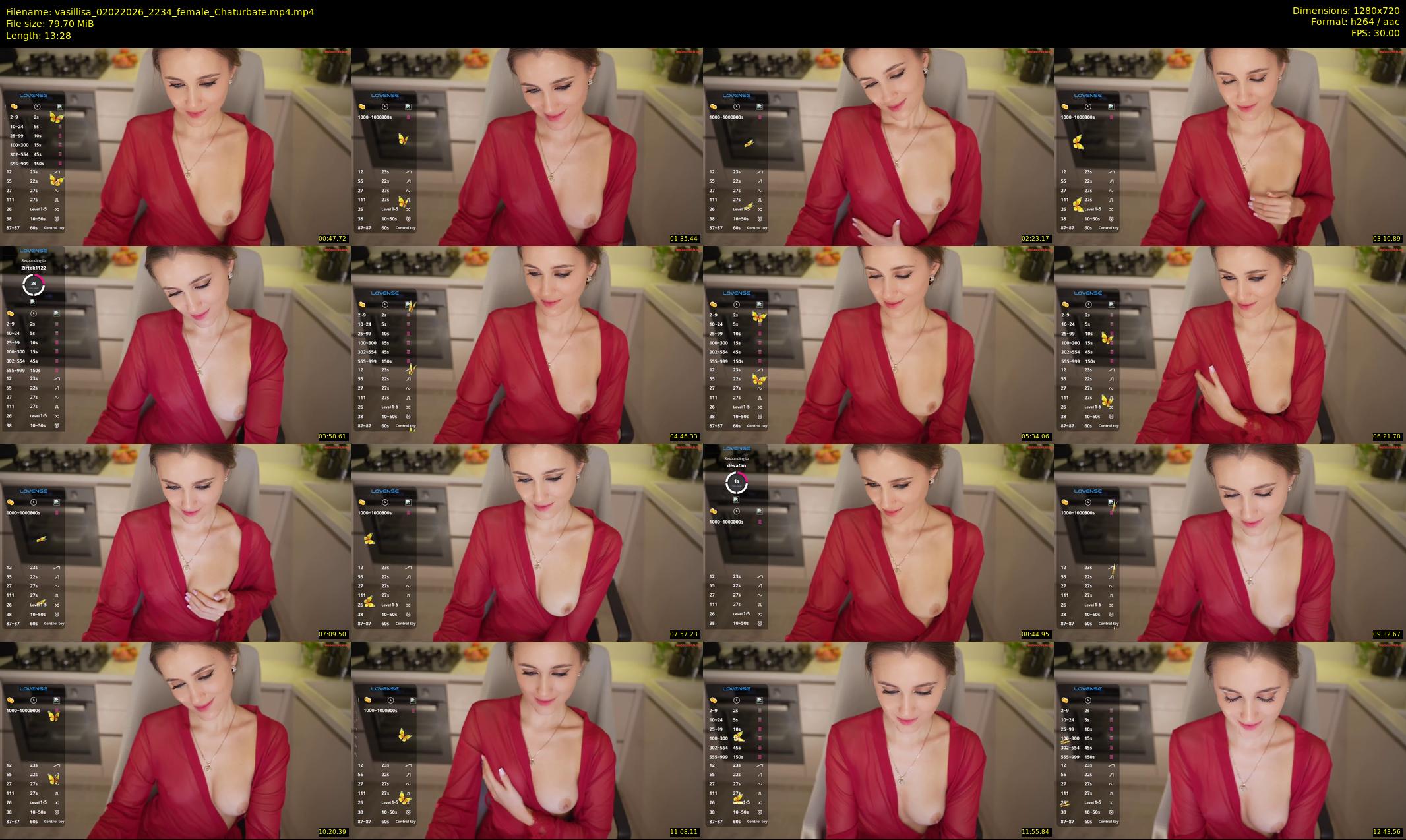 vasillisa — 14 minute Chaturbate female cam show recording, 720p, Feb 2, 2026