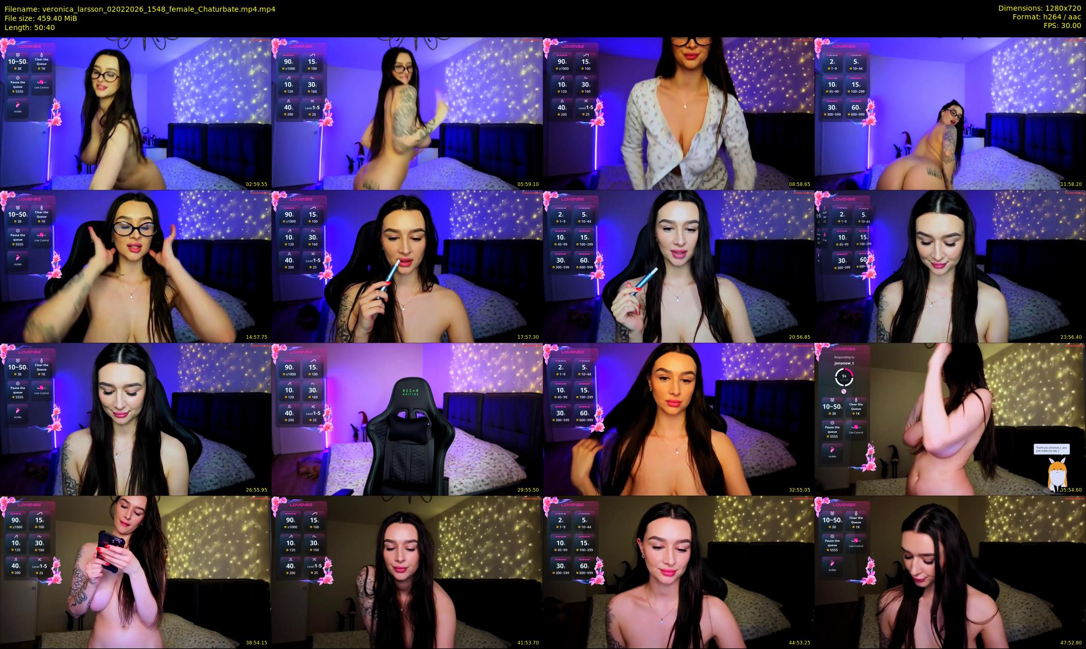 veronica_larsson — 51 minute Chaturbate female cam show recording, 720p, Feb 2, 2026
