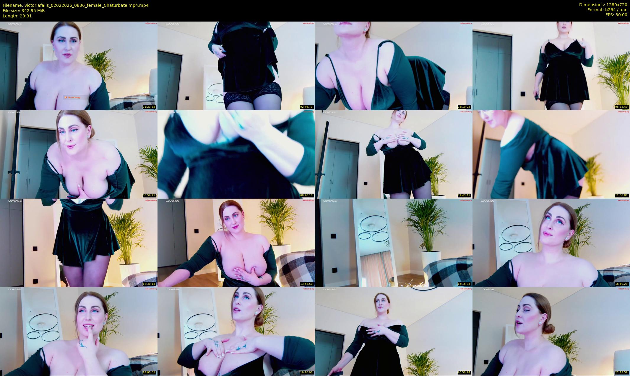 victoriafalls — 24 minute Chaturbate female cam show recording, 720p, Feb 2, 2026