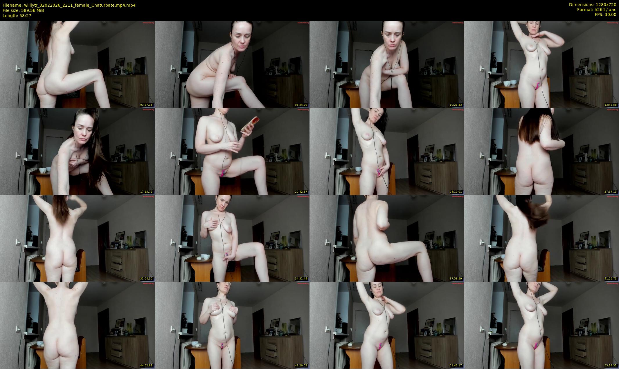 willlytr — 59 minute Chaturbate female cam show recording, 720p, Feb 2, 2026