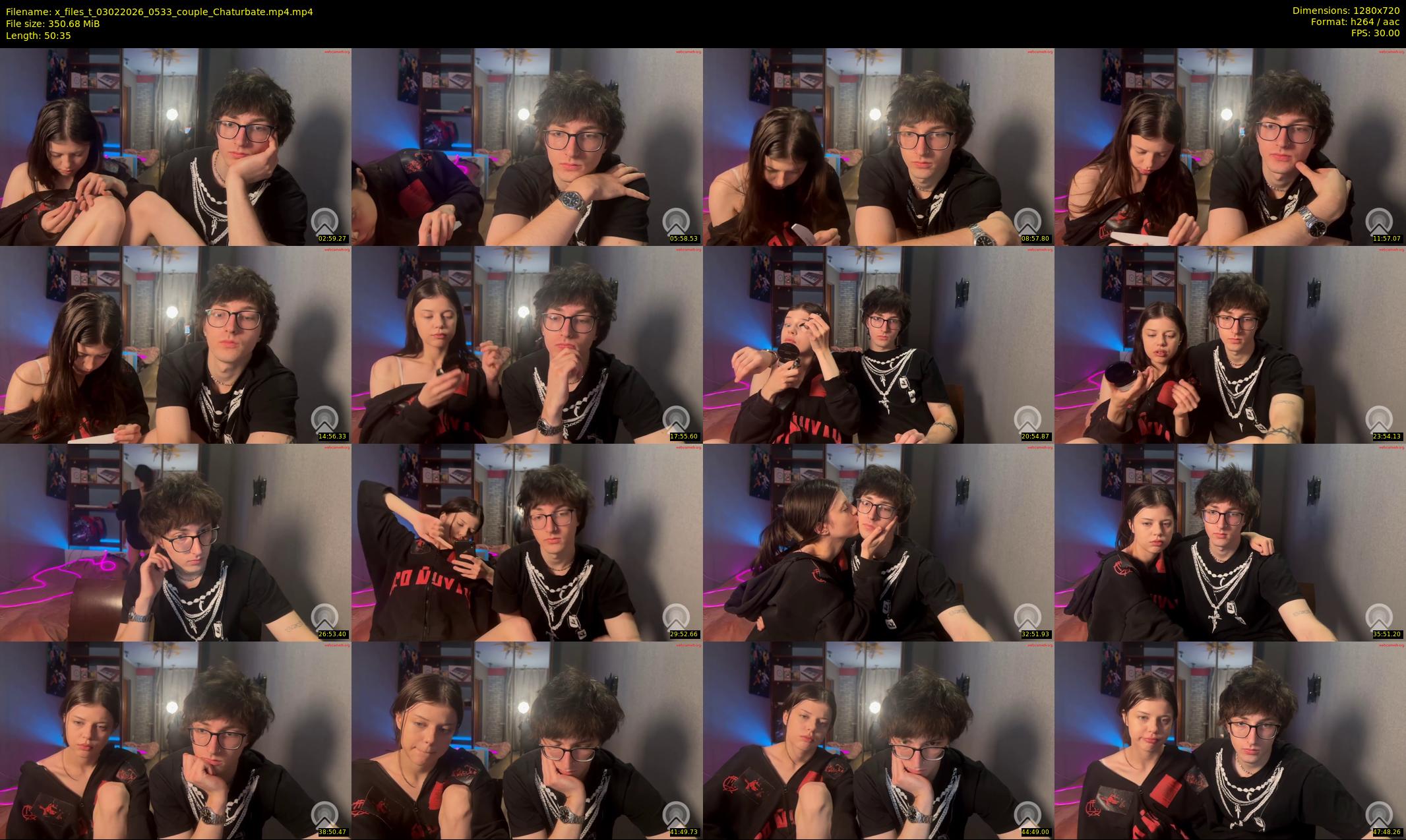x_files_t — 51 minute Chaturbate couple cam show recording, 720p, Feb 3, 2026