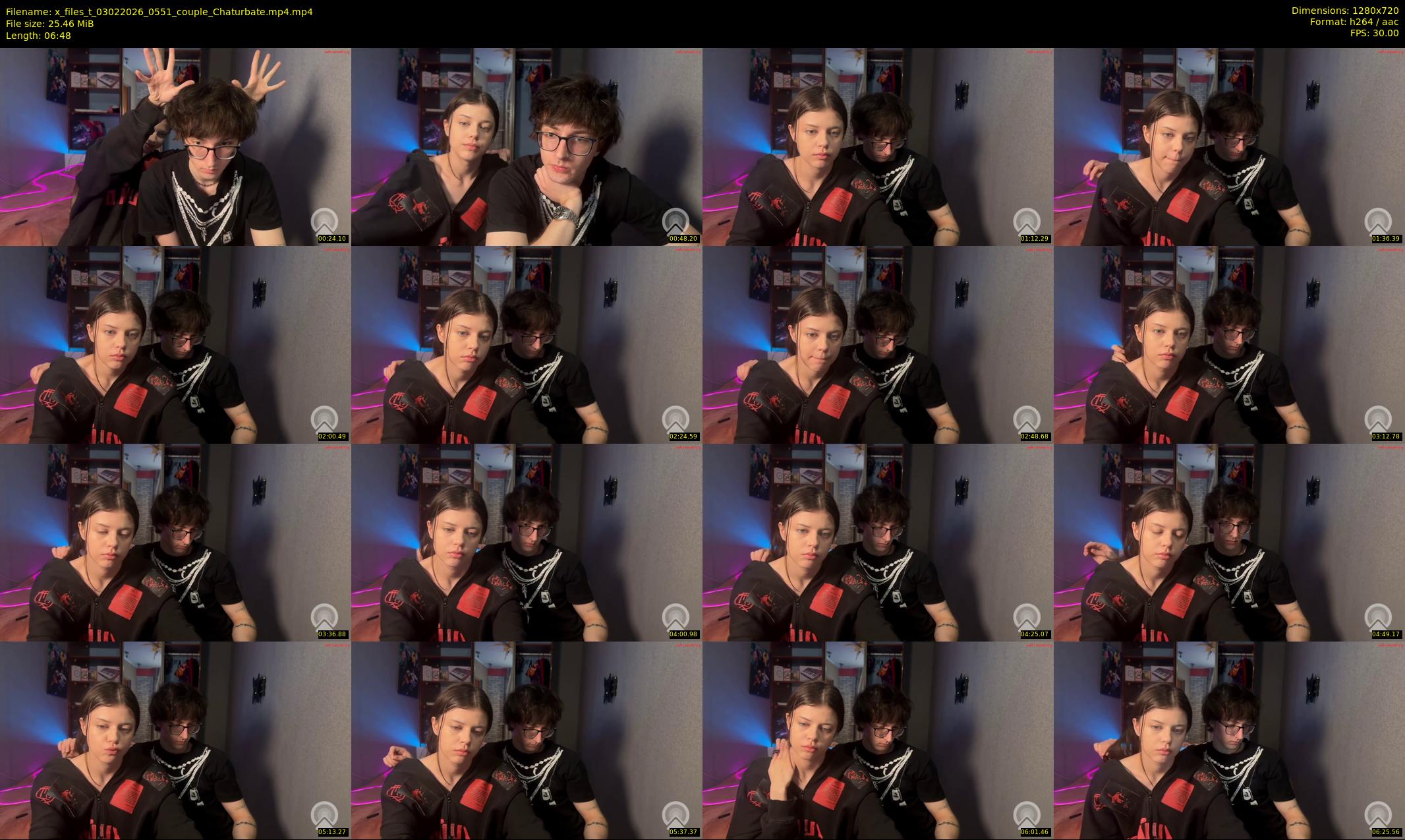 x_files_t — 7 minute Chaturbate couple cam show recording, 720p, Feb 3, 2026