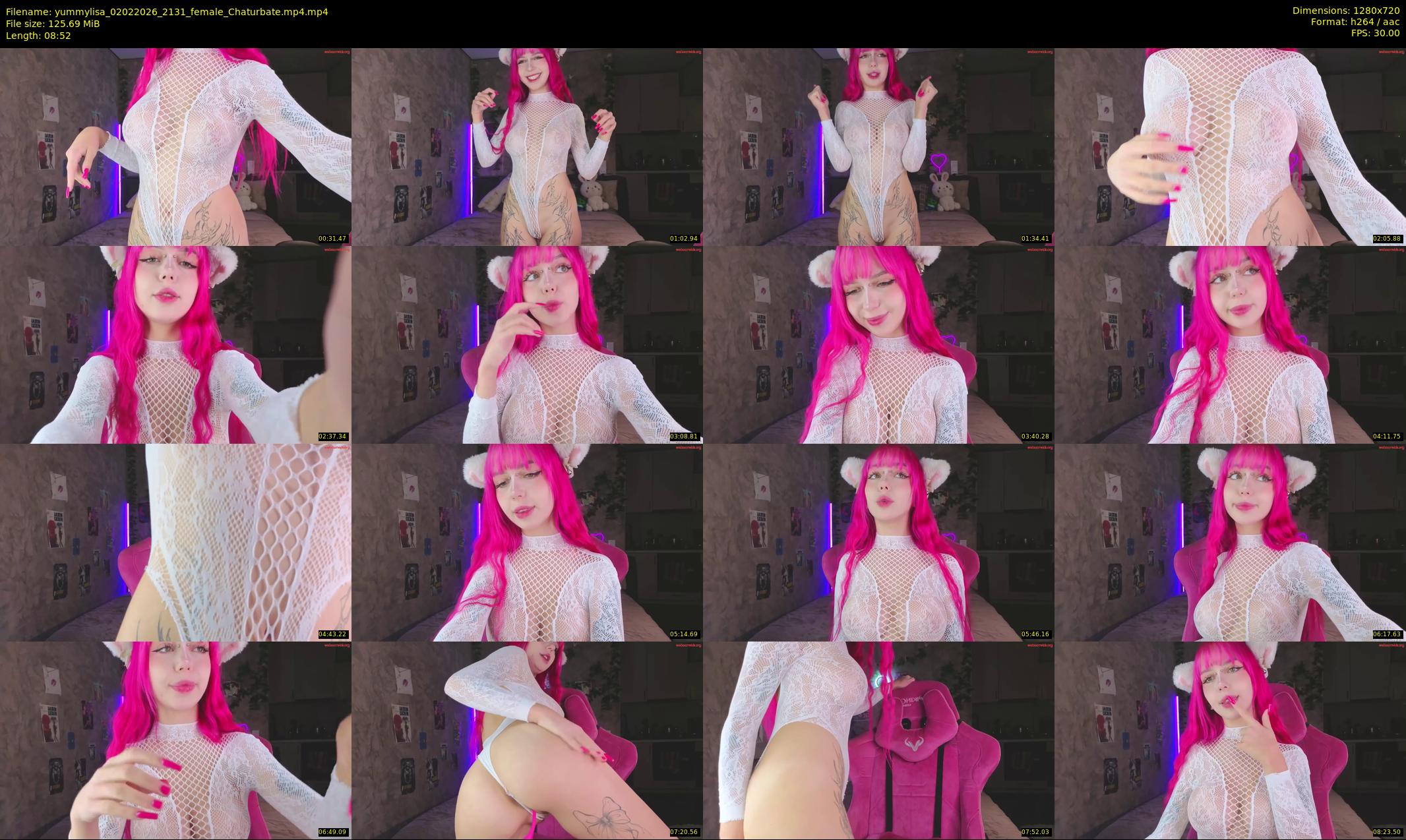 yummylisa — 9 minute Chaturbate female cam show recording, 720p, Feb 2, 2026