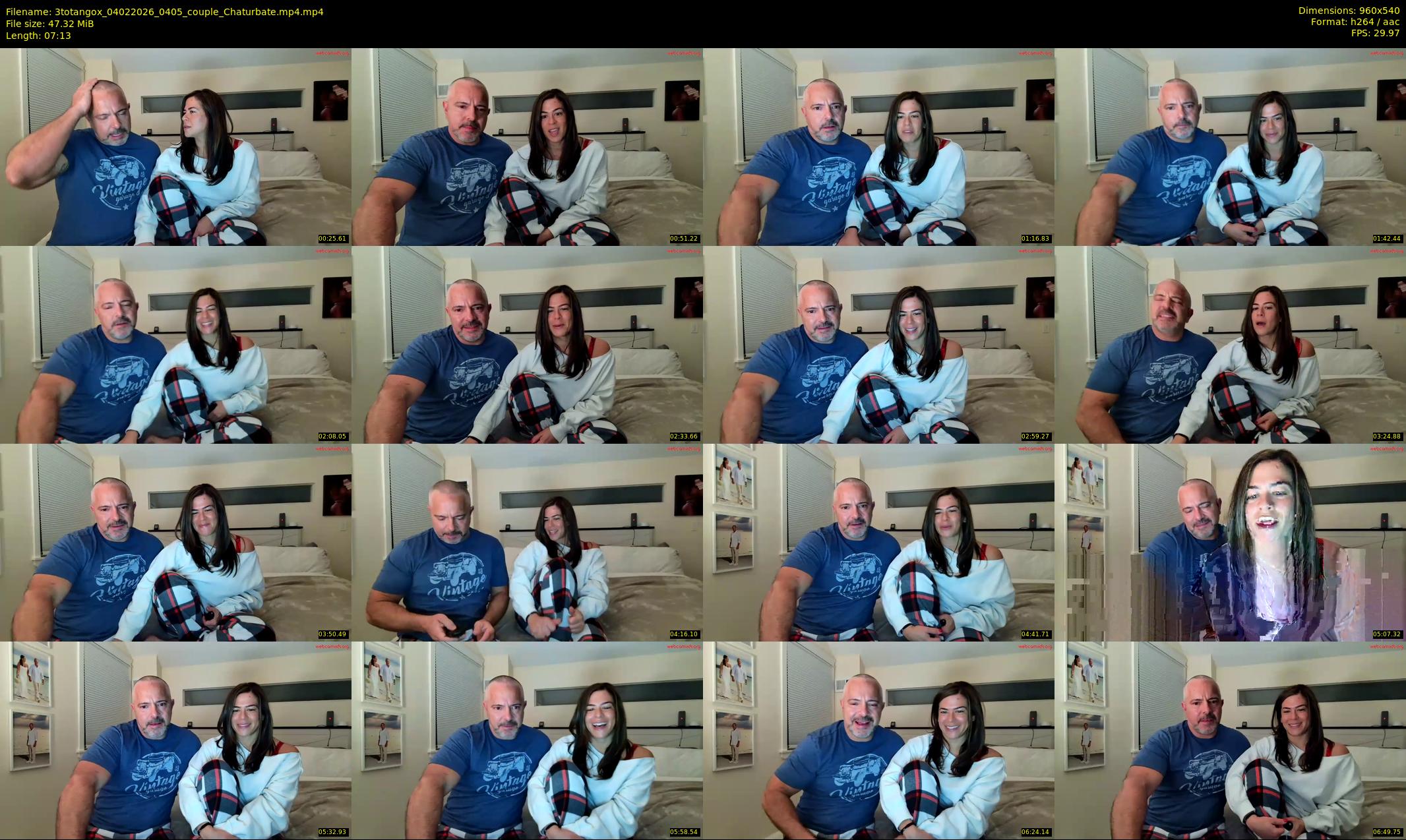 3totangox — 8 minute Chaturbate couple cam show recording, 480p, Feb 4, 2026
