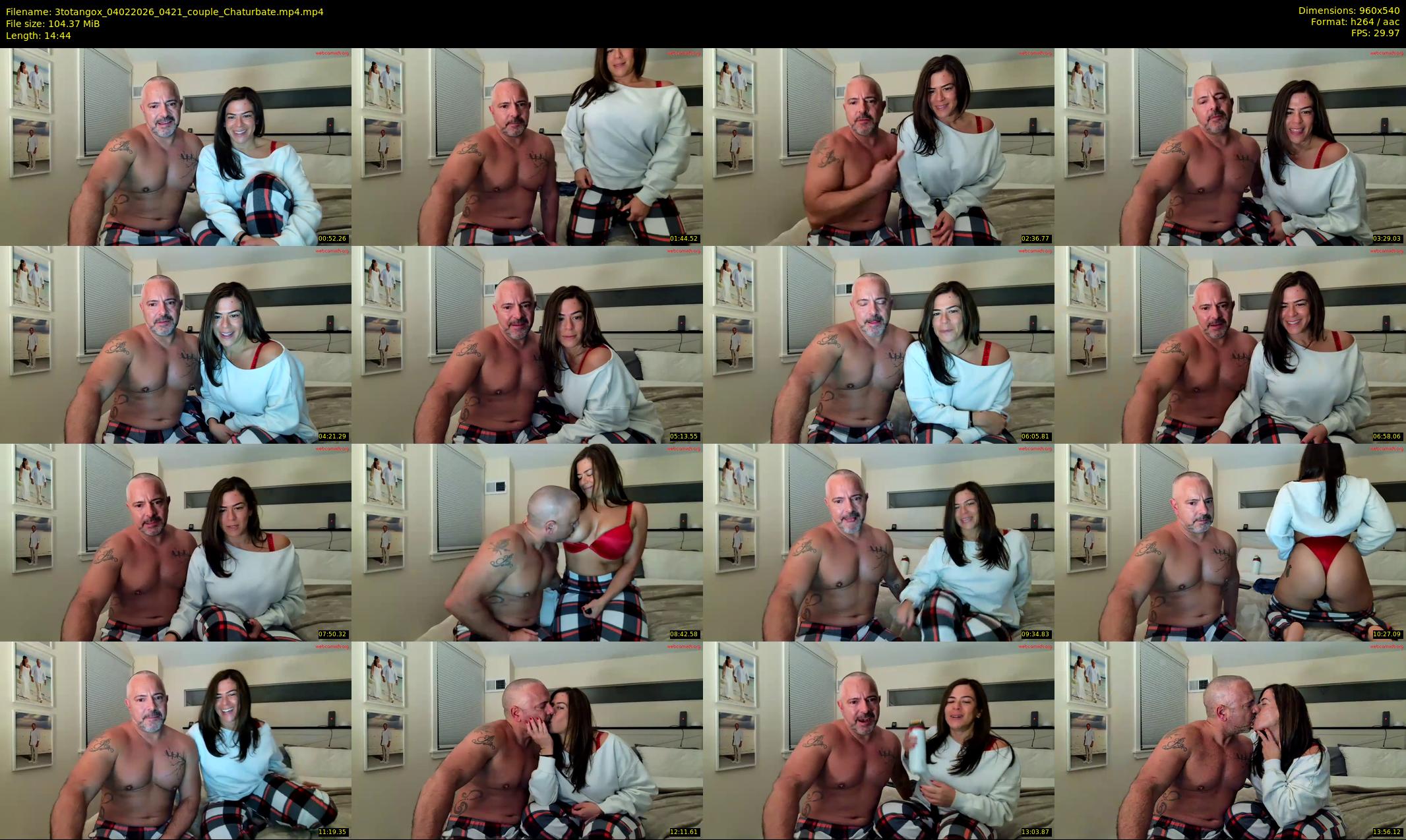 3totangox — 15 minute Chaturbate couple cam show recording, 480p, Feb 4, 2026