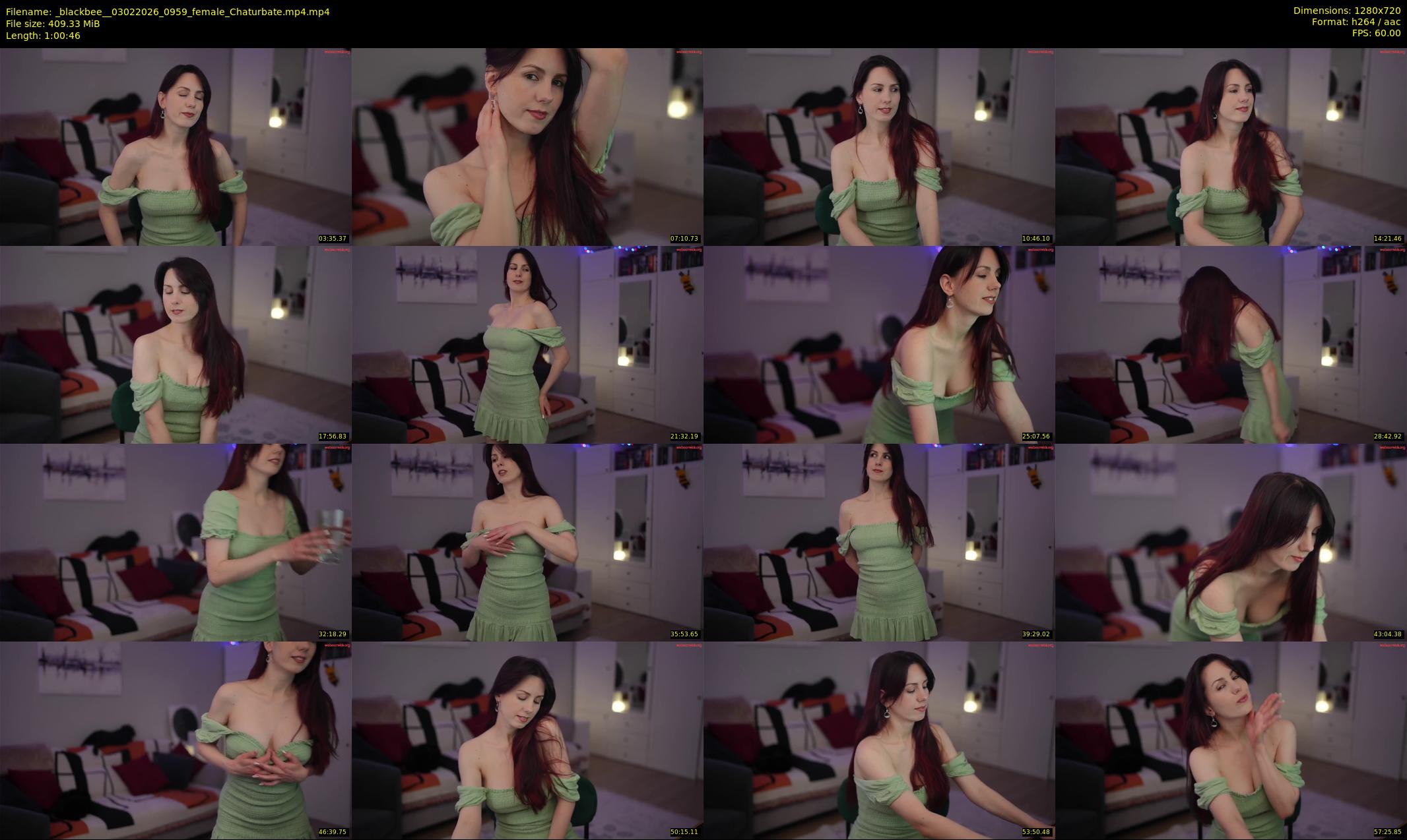 _blackbee_ — 61 minute Chaturbate female cam show recording, 720p, Feb 3, 2026