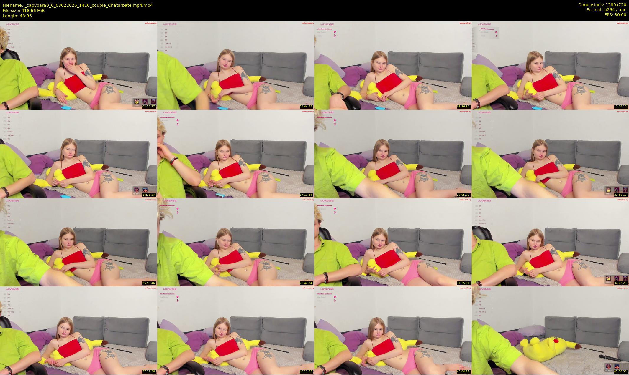 _capybara0_0 — 49 minute Chaturbate couple cam show recording, 720p, Feb 3, 2026