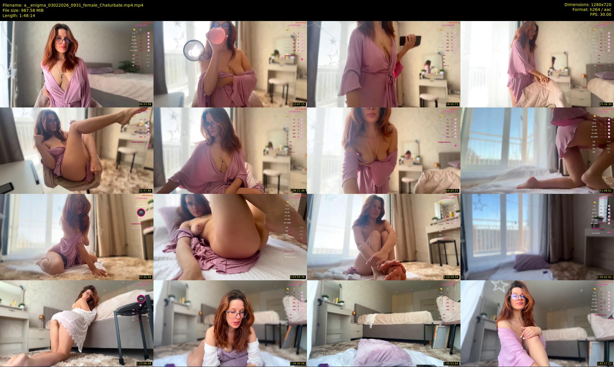 a__enigma — 109 minute Chaturbate female cam show recording, 720p, Feb 3, 2026