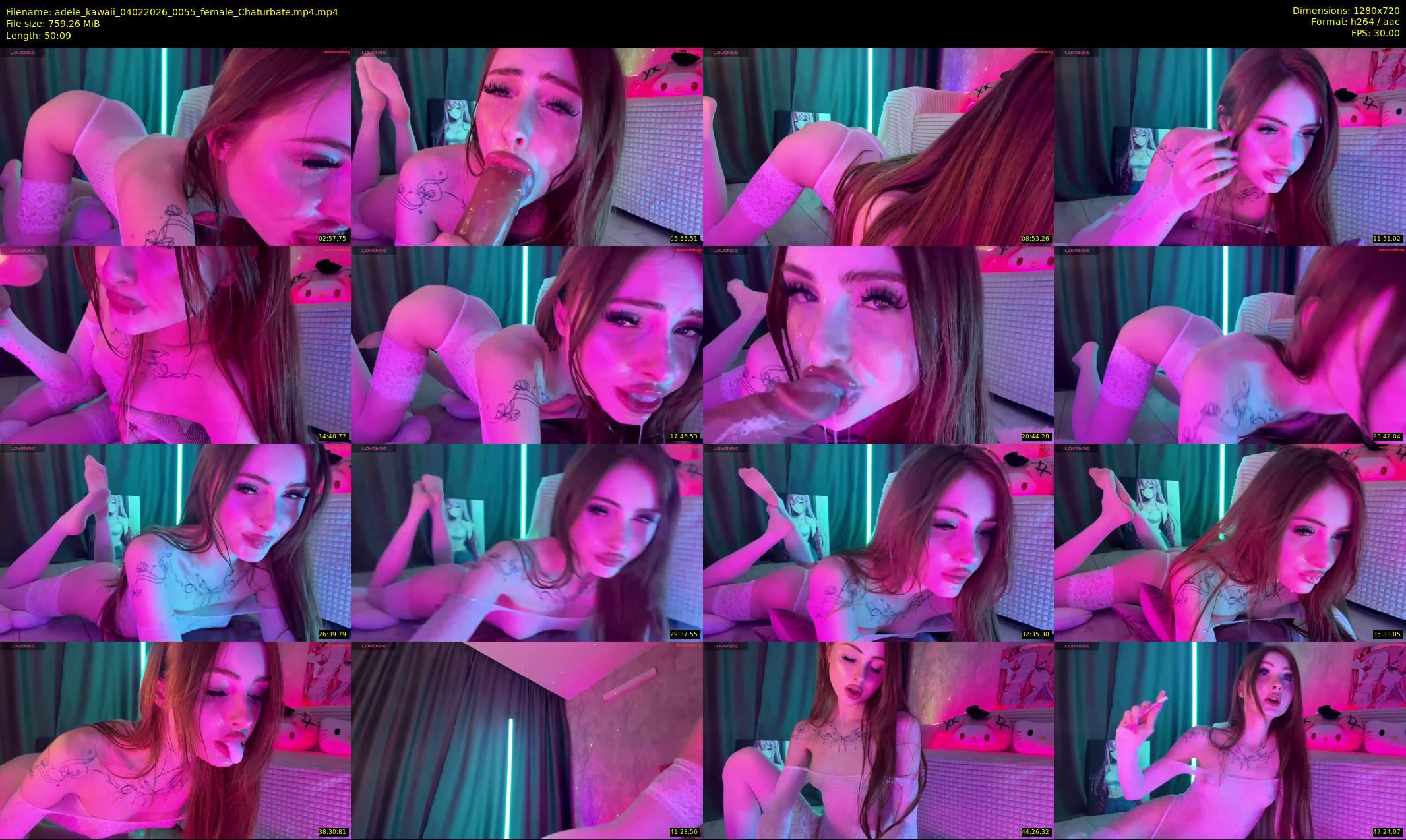 adele_kawaii — 51 minute Chaturbate female cam show recording, 720p, Feb 4, 2026