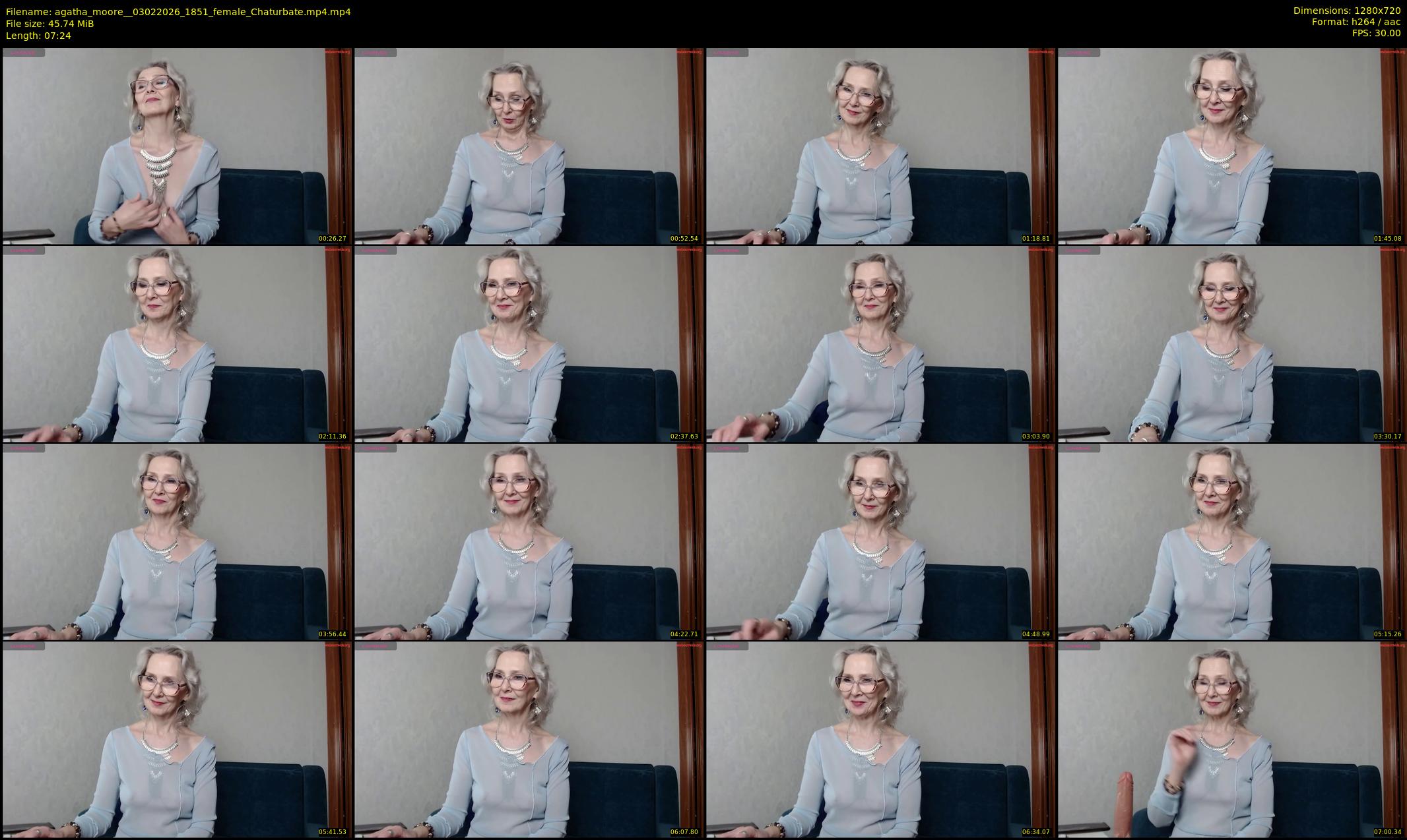 agatha_moore_ — 8 minute Chaturbate female cam show recording, 720p, Feb 3, 2026