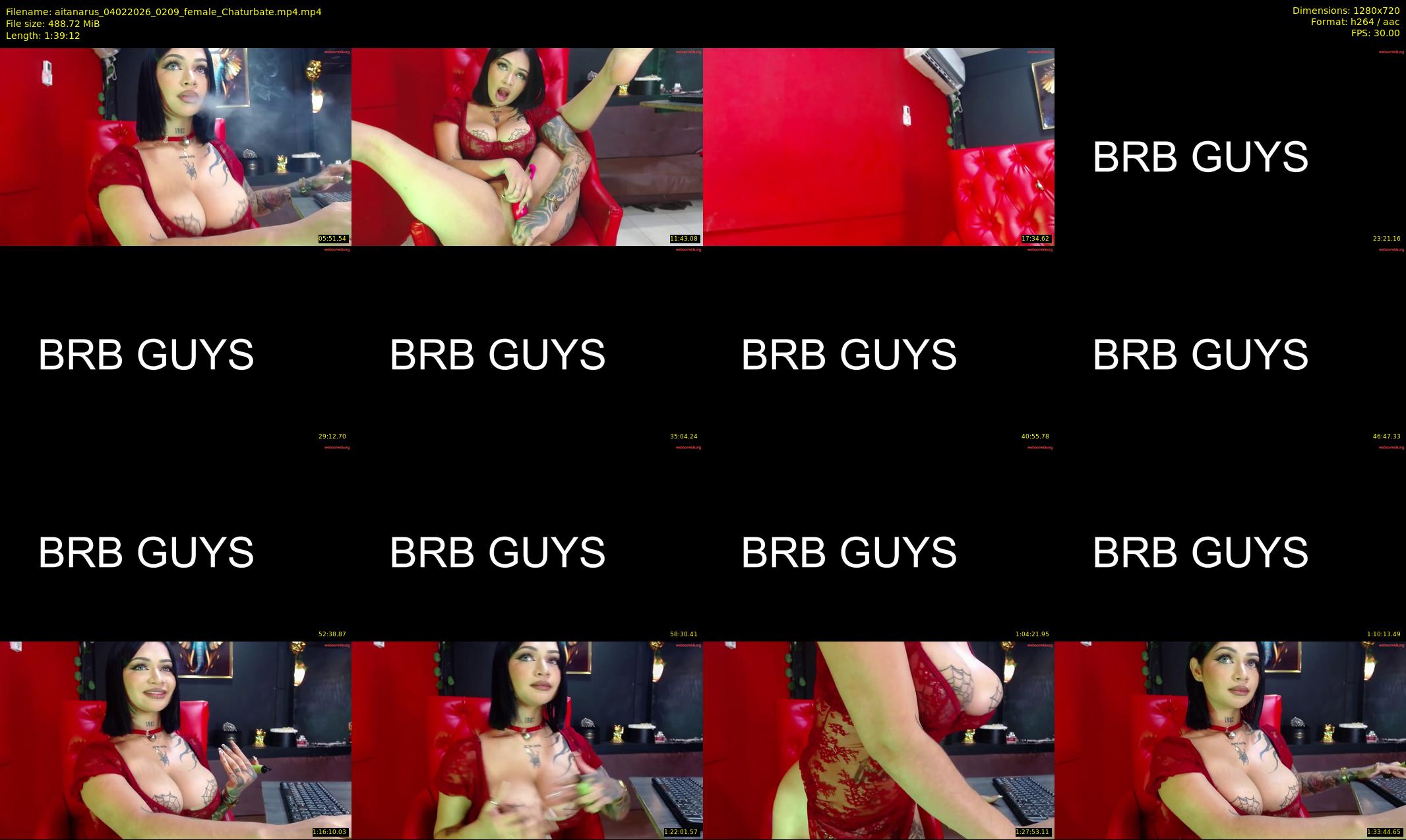 aitanarus — 100 minute Chaturbate female cam show recording, 720p, Feb 4, 2026