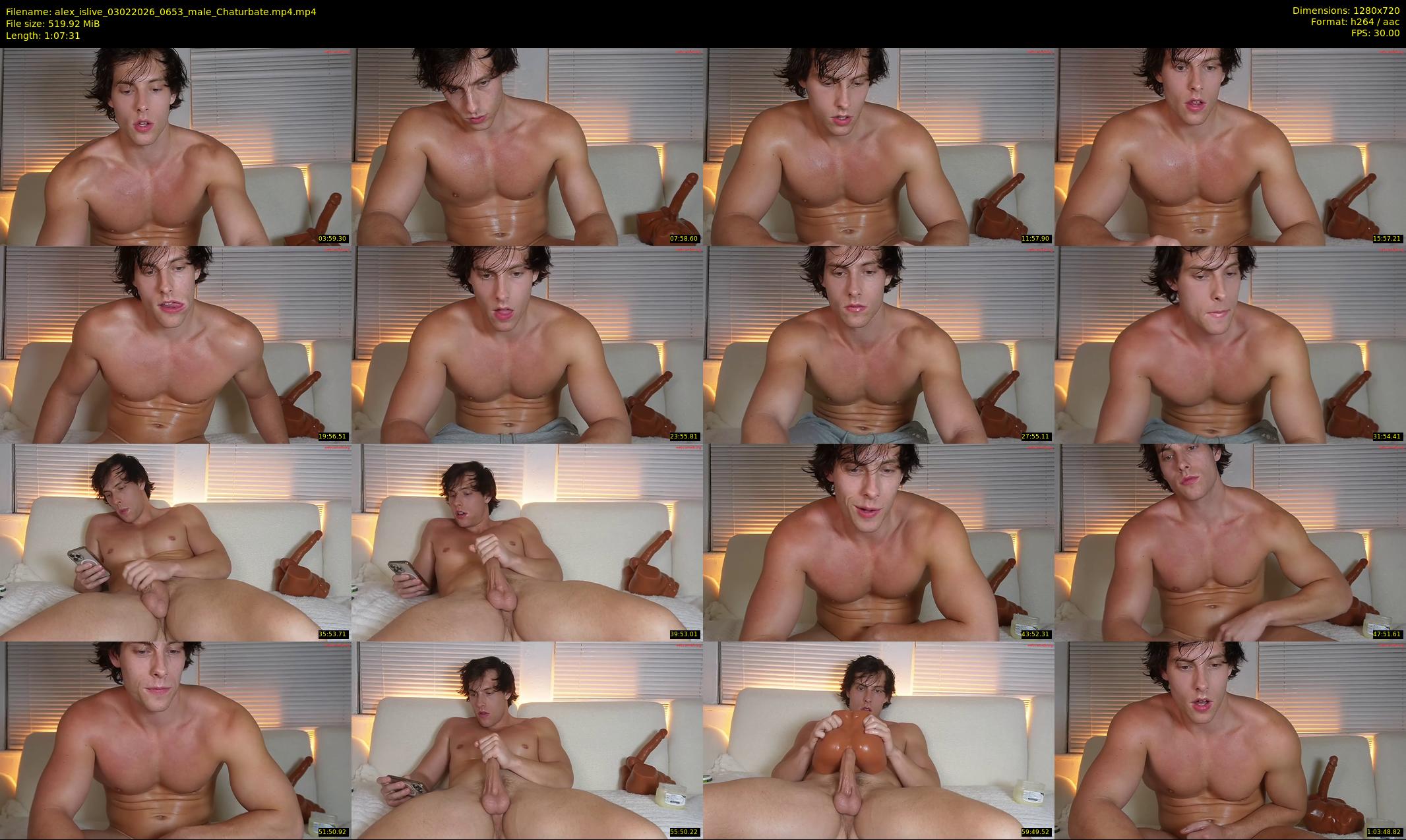 alex_islive — 68 minute Chaturbate male cam show recording, 720p, Feb 3, 2026