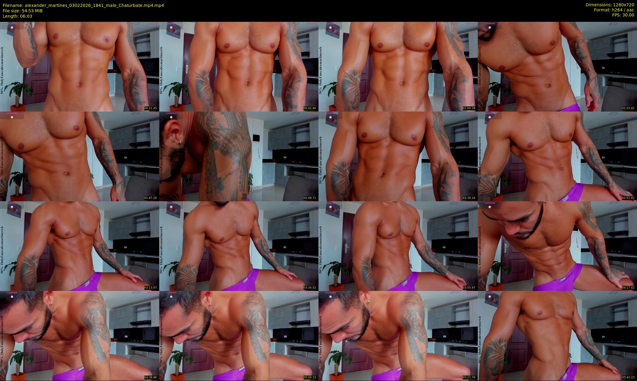 alexander_martines — 7 minute Chaturbate male cam show recording, 720p, Feb 3, 2026