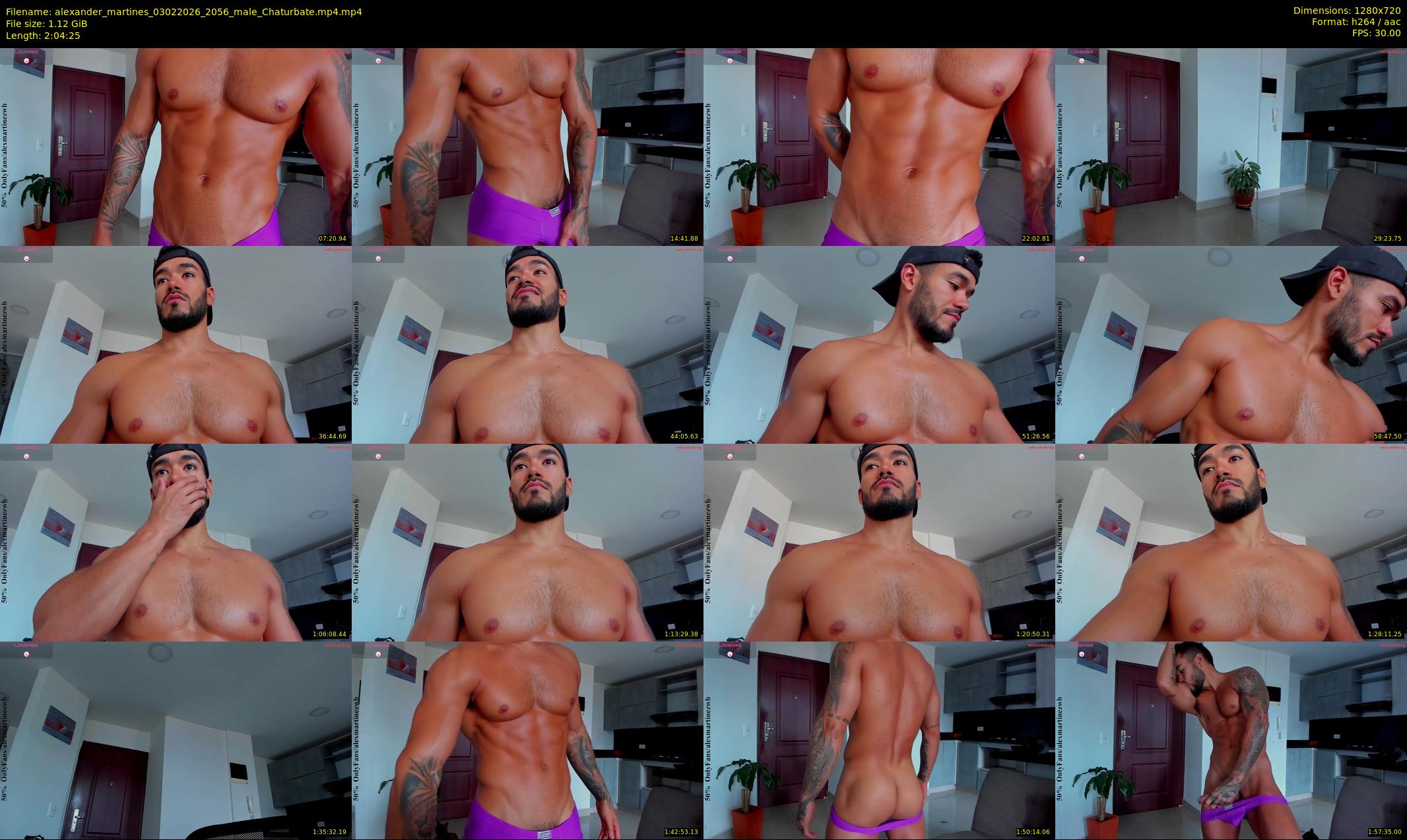 alexander_martines — 125 minute Chaturbate male cam show recording, 720p, Feb 3, 2026