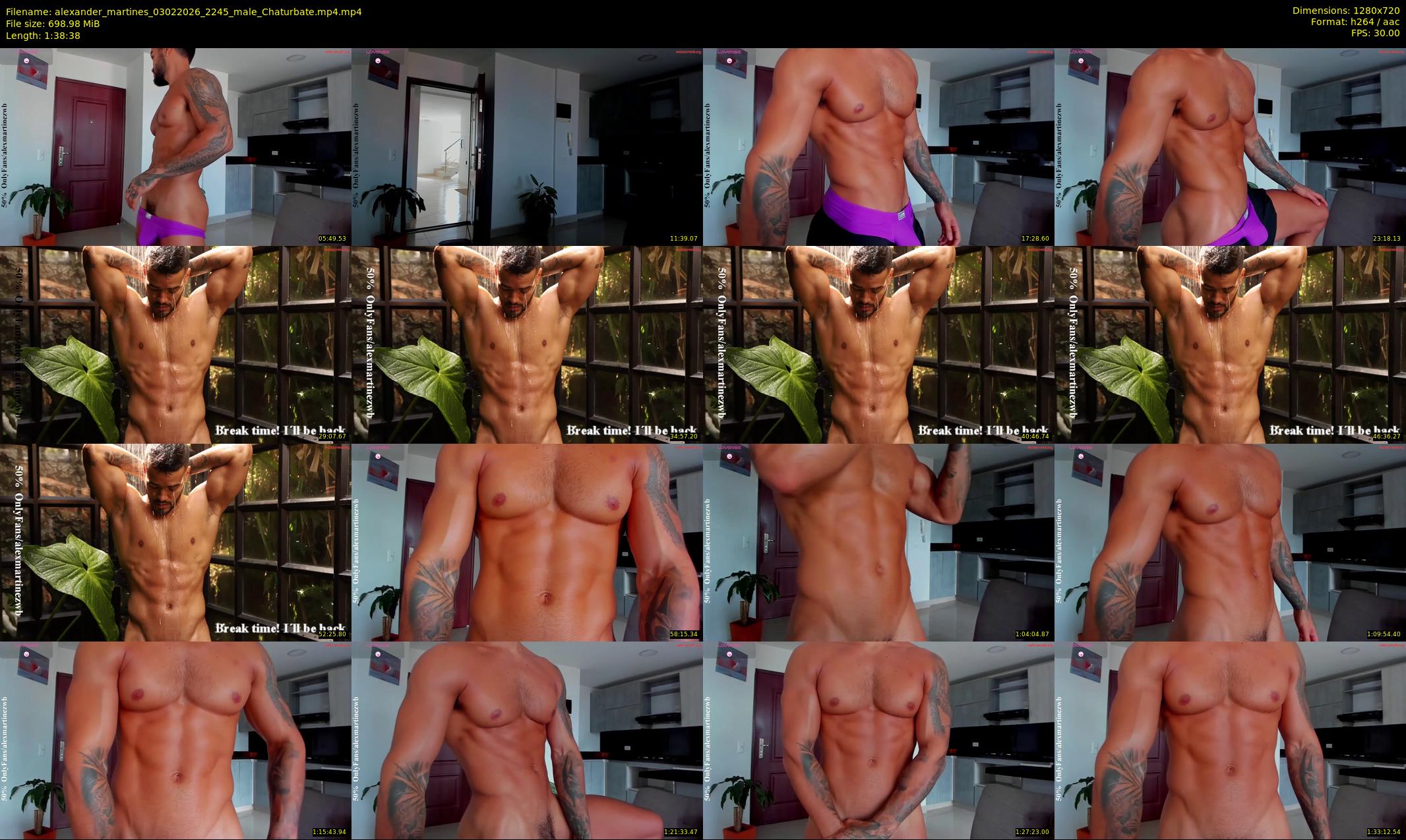alexander_martines — 99 minute Chaturbate male cam show recording, 720p, Feb 3, 2026