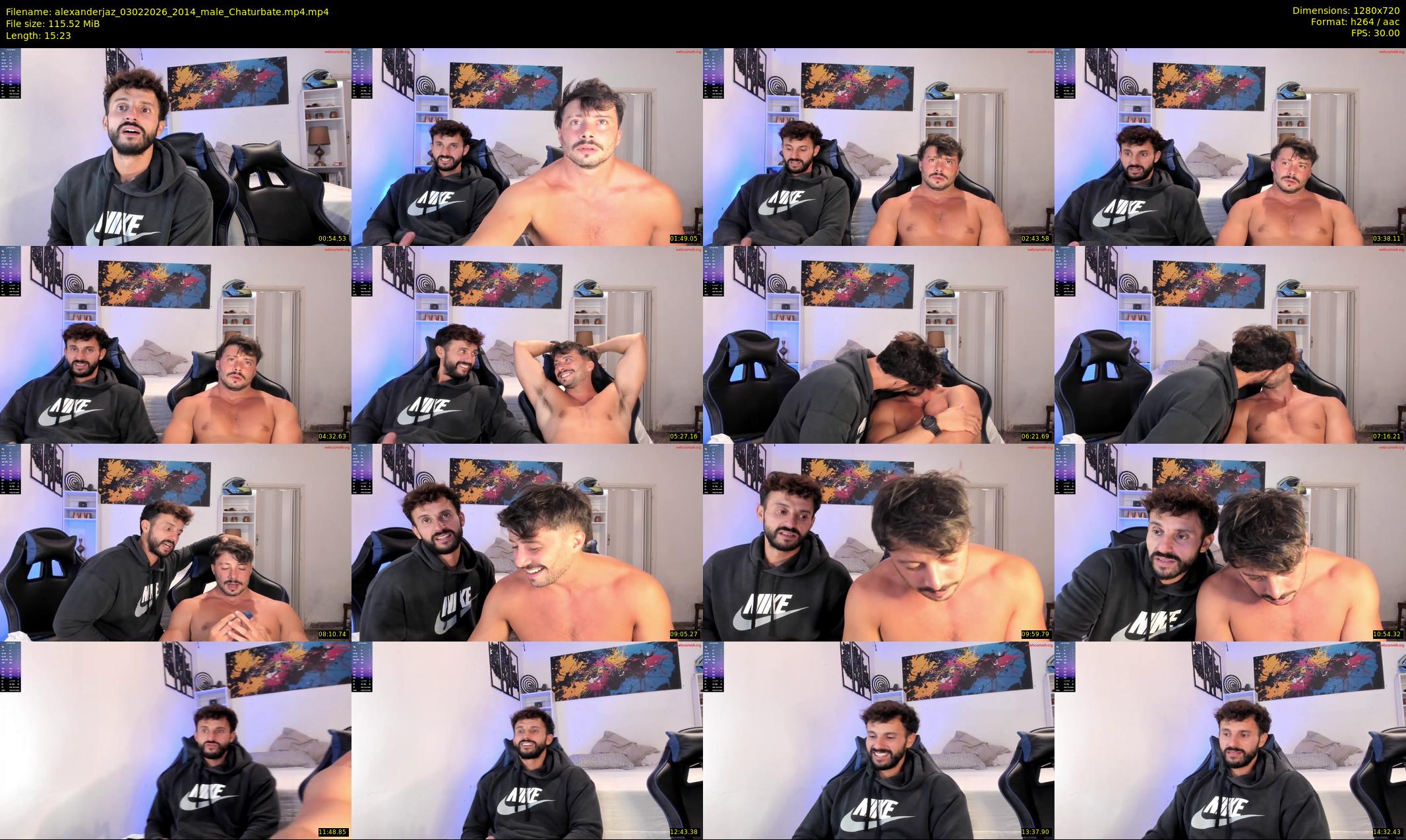 alexanderjaz — 16 minute Chaturbate male cam show recording, 720p, Feb 3, 2026