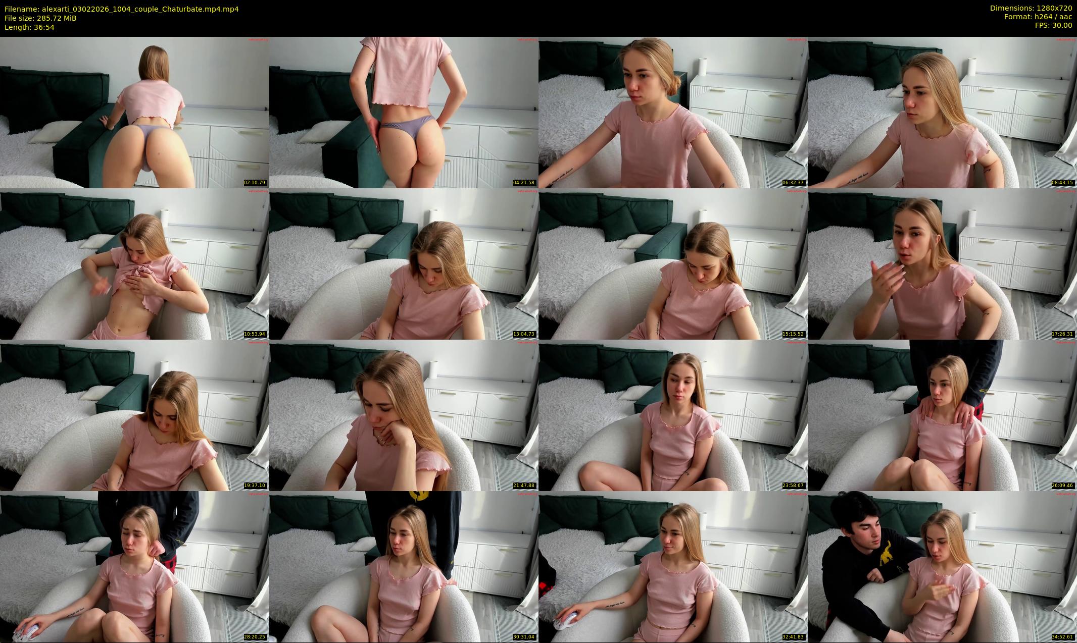 alexarti — 37 minute Chaturbate couple cam show recording, 720p, Feb 3, 2026