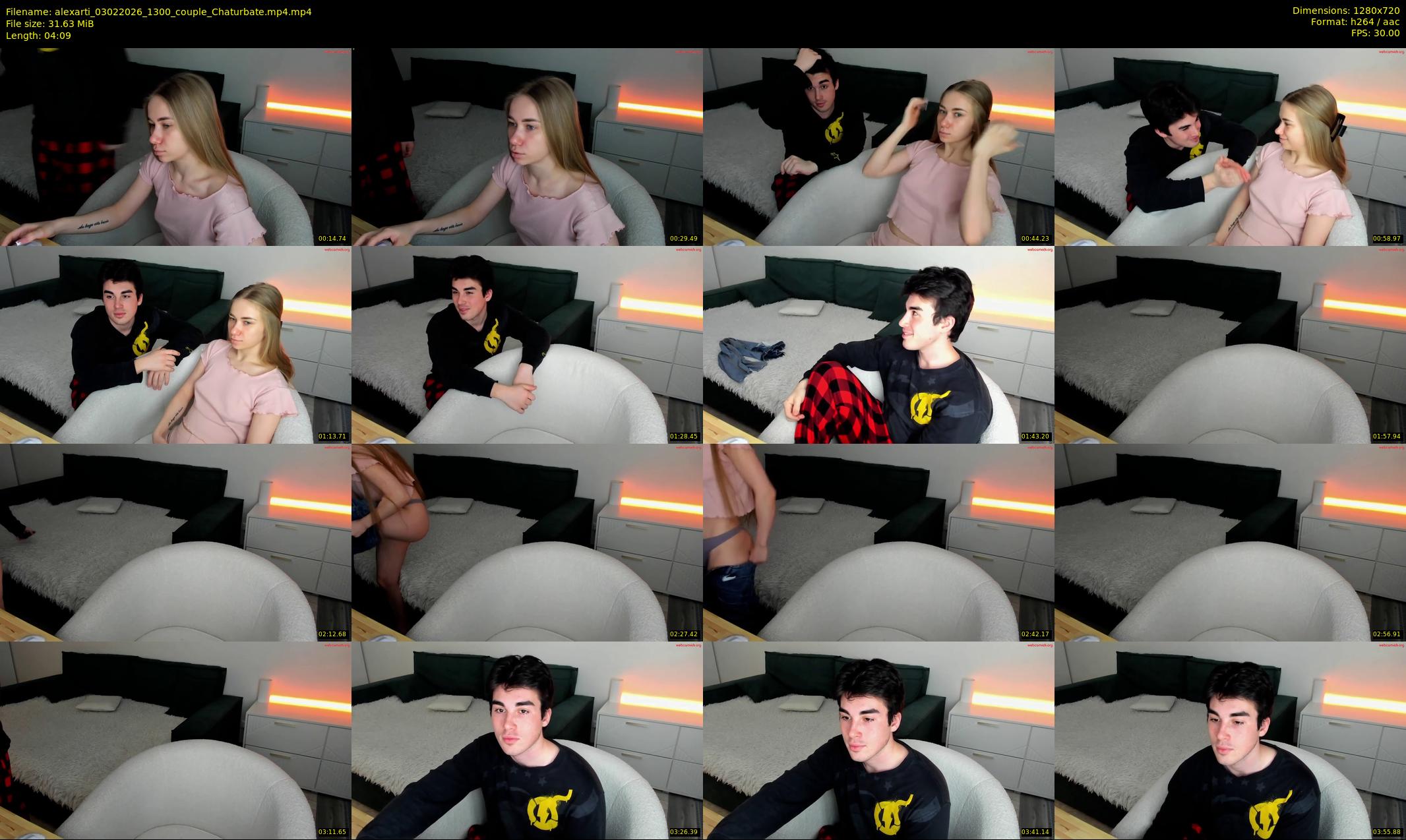 alexarti — 5 minute Chaturbate couple cam show recording, 720p, Feb 3, 2026