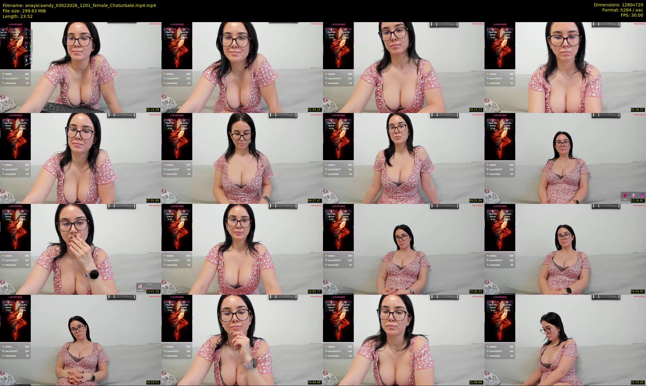 anayscaandy — 24 minute Chaturbate female cam show recording, 720p, Feb 3, 2026