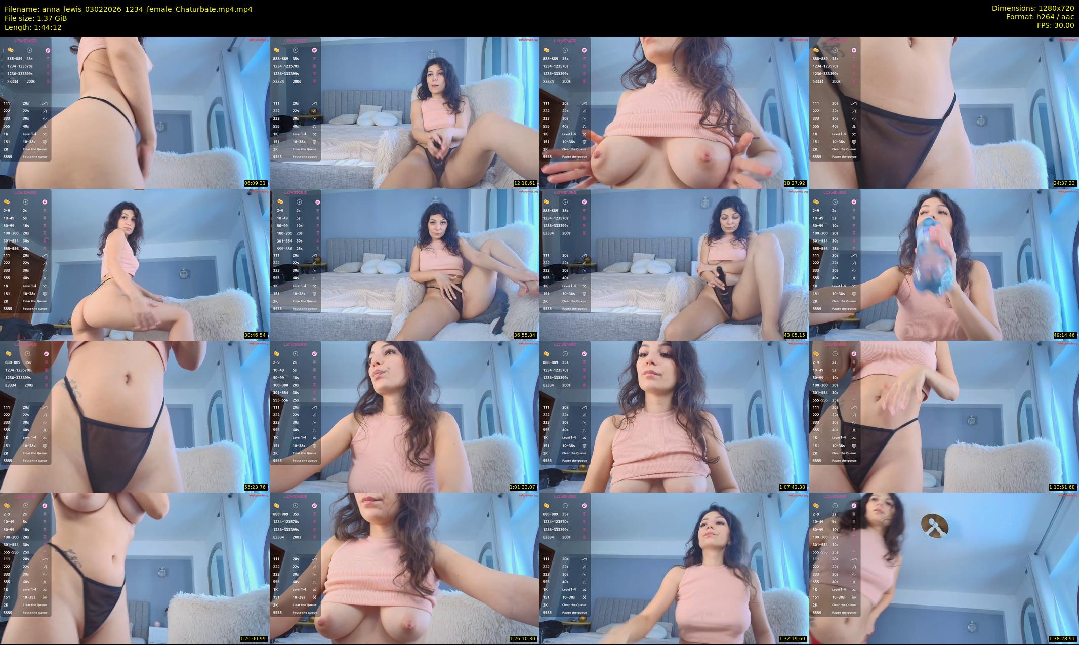 anna_lewis — 105 minute Chaturbate female cam show recording, 720p, Feb 3, 2026