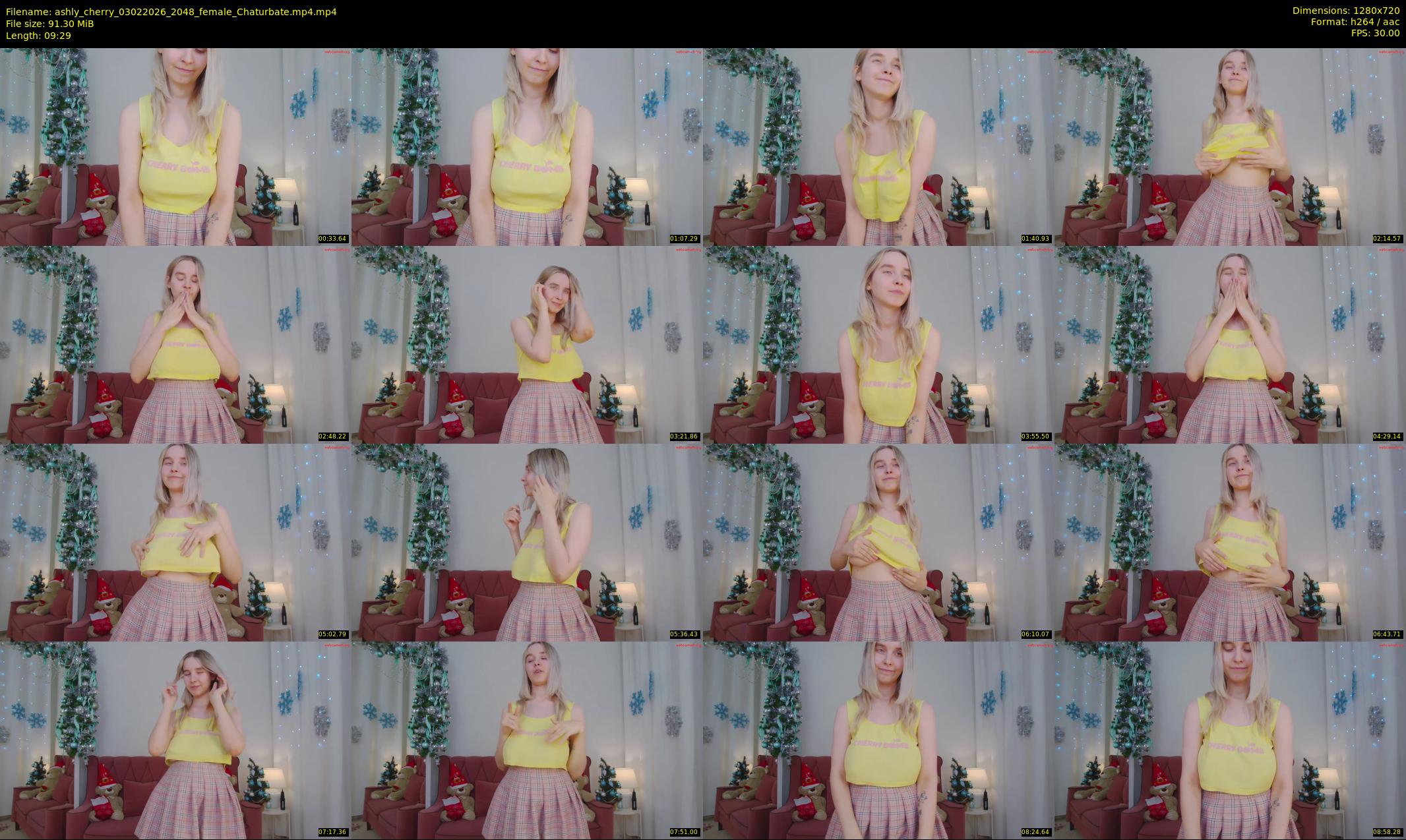 ashly_cherry — 10 minute Chaturbate female cam show recording, 720p, Feb 3, 2026