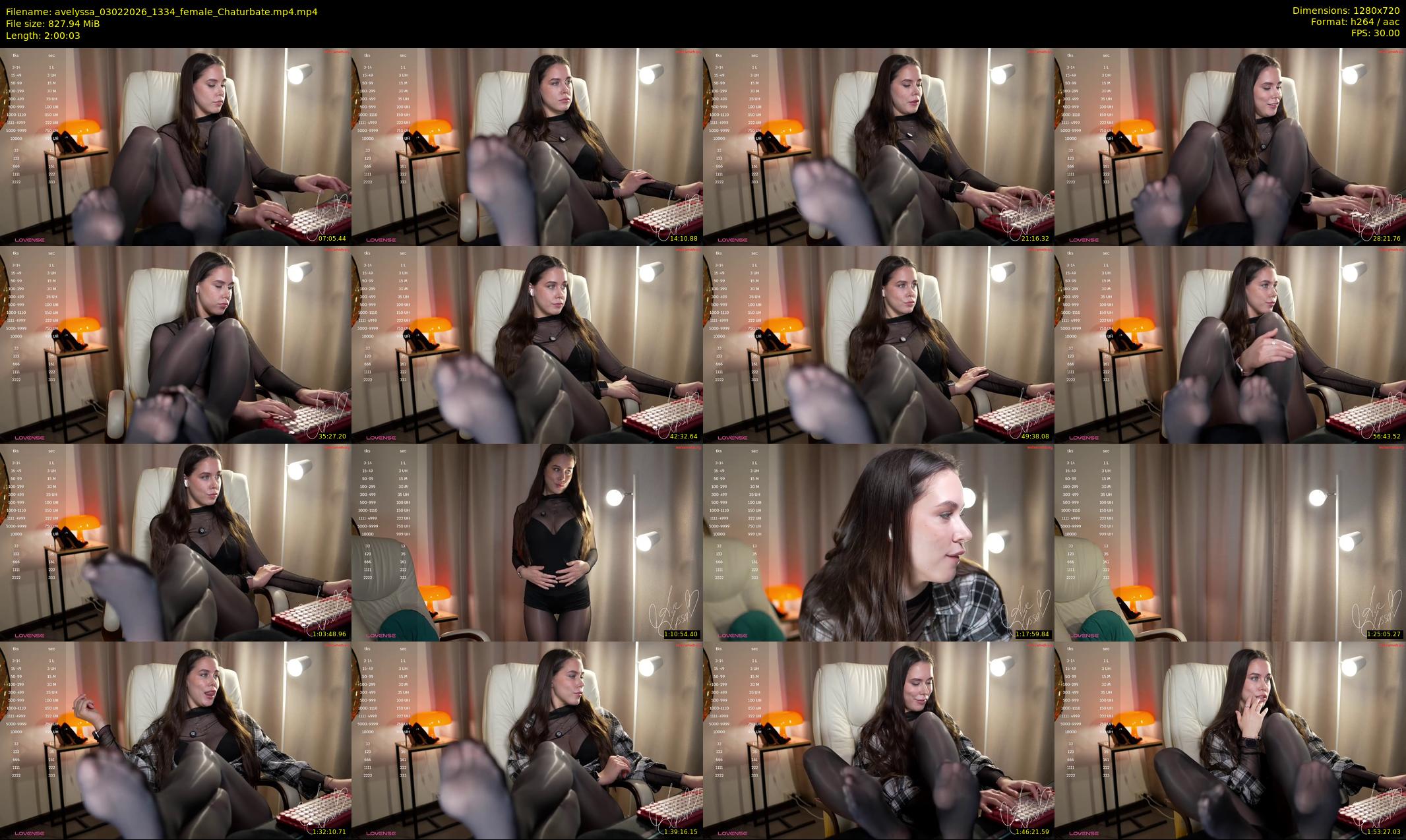 avelyssa — 121 minute Chaturbate female cam show recording, 720p, Feb 3, 2026
