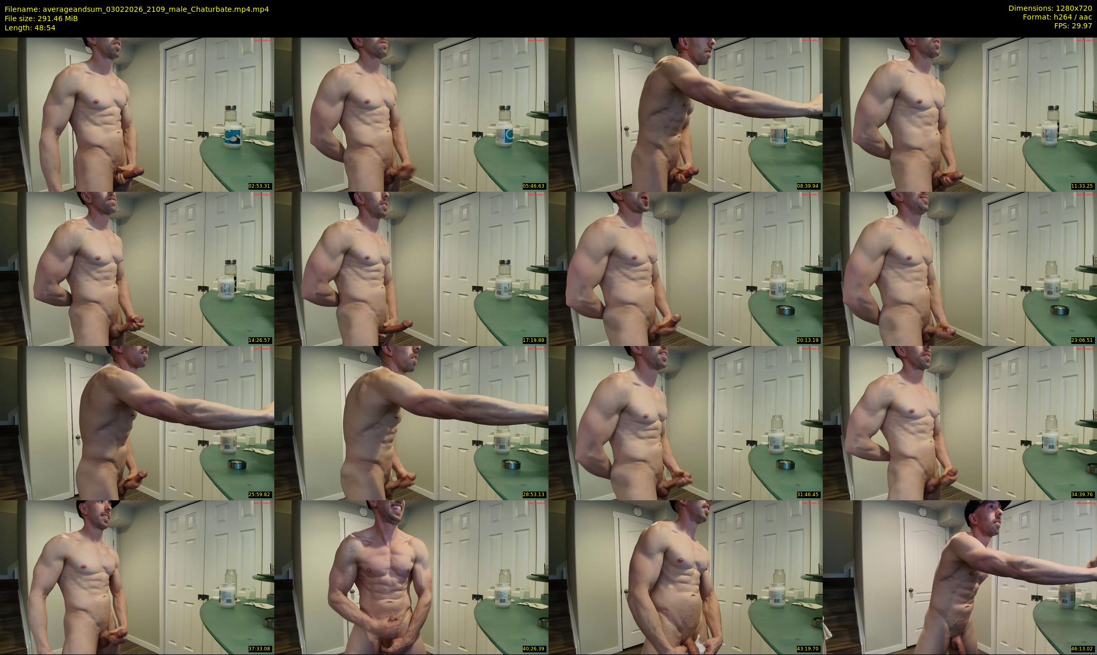 averageandsum — 49 minute Chaturbate male cam show recording, 720p, Feb 3, 2026
