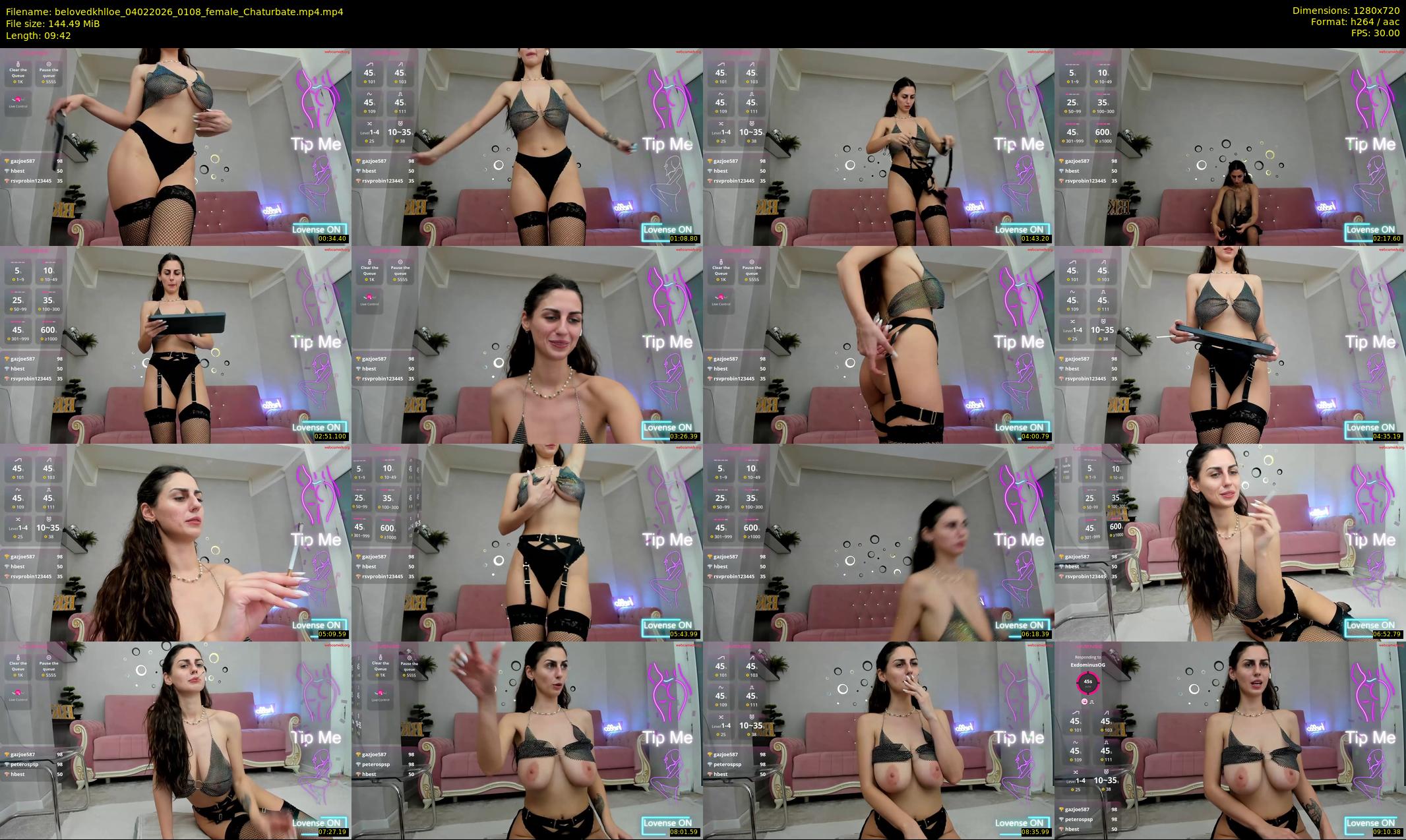 belovedkhlloe — 10 minute Chaturbate female cam show recording, 720p, Feb 4, 2026